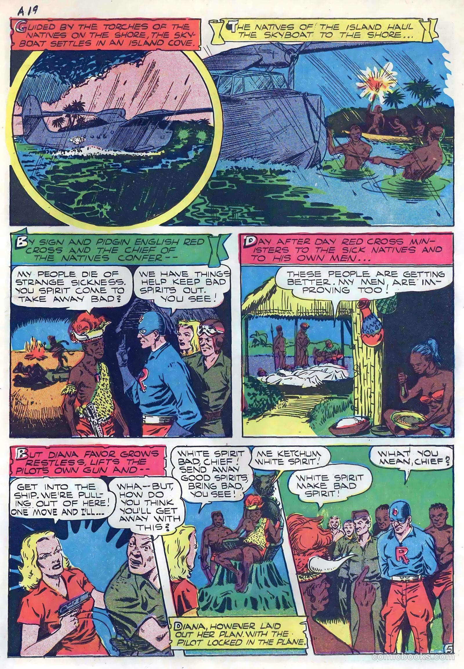 Captain Aero Comics #25 — page 21 of 52
