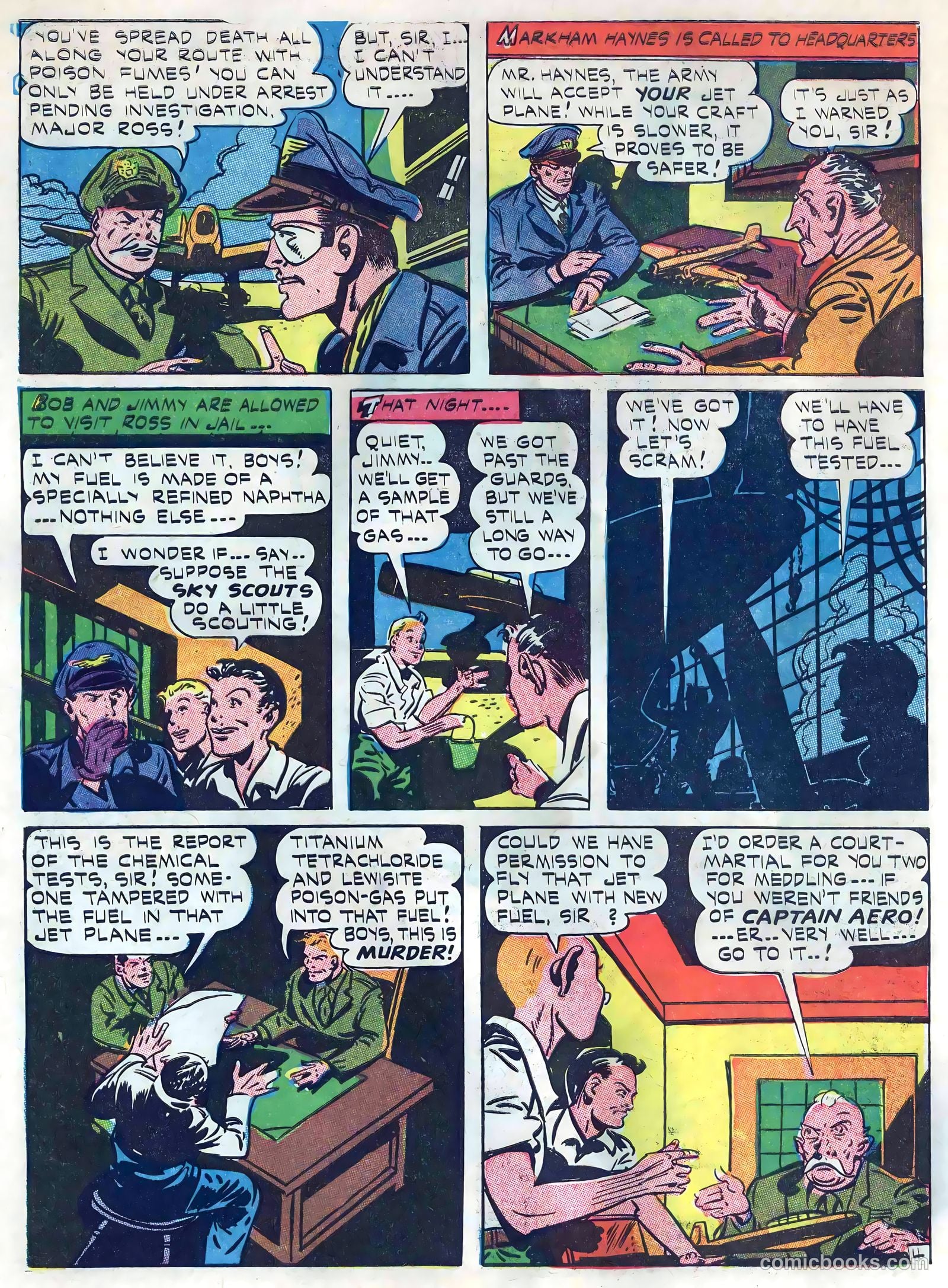 Captain Aero Comics #25 — page 46 of 52