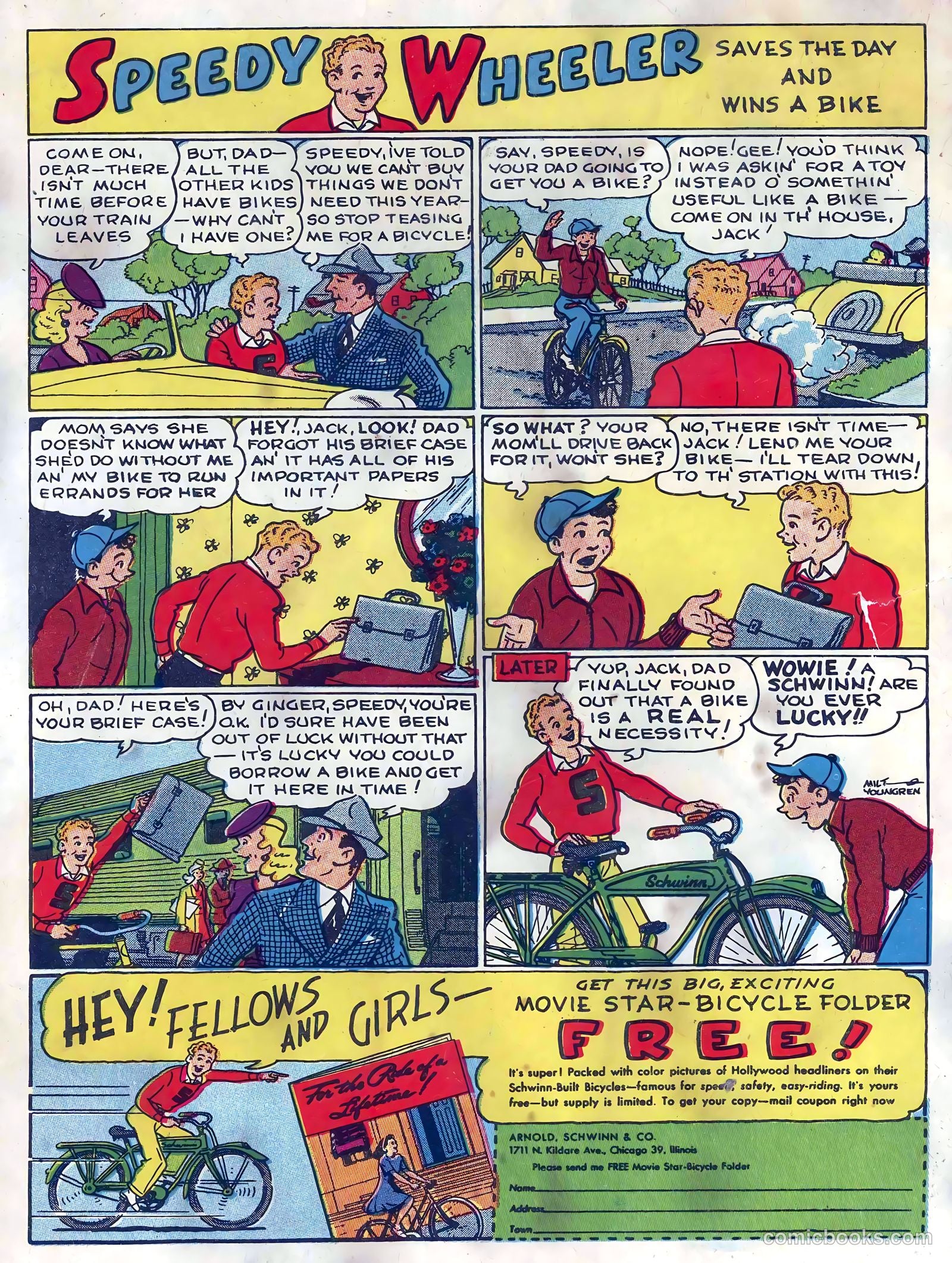 Captain Aero Comics #25 — page 52 of 52