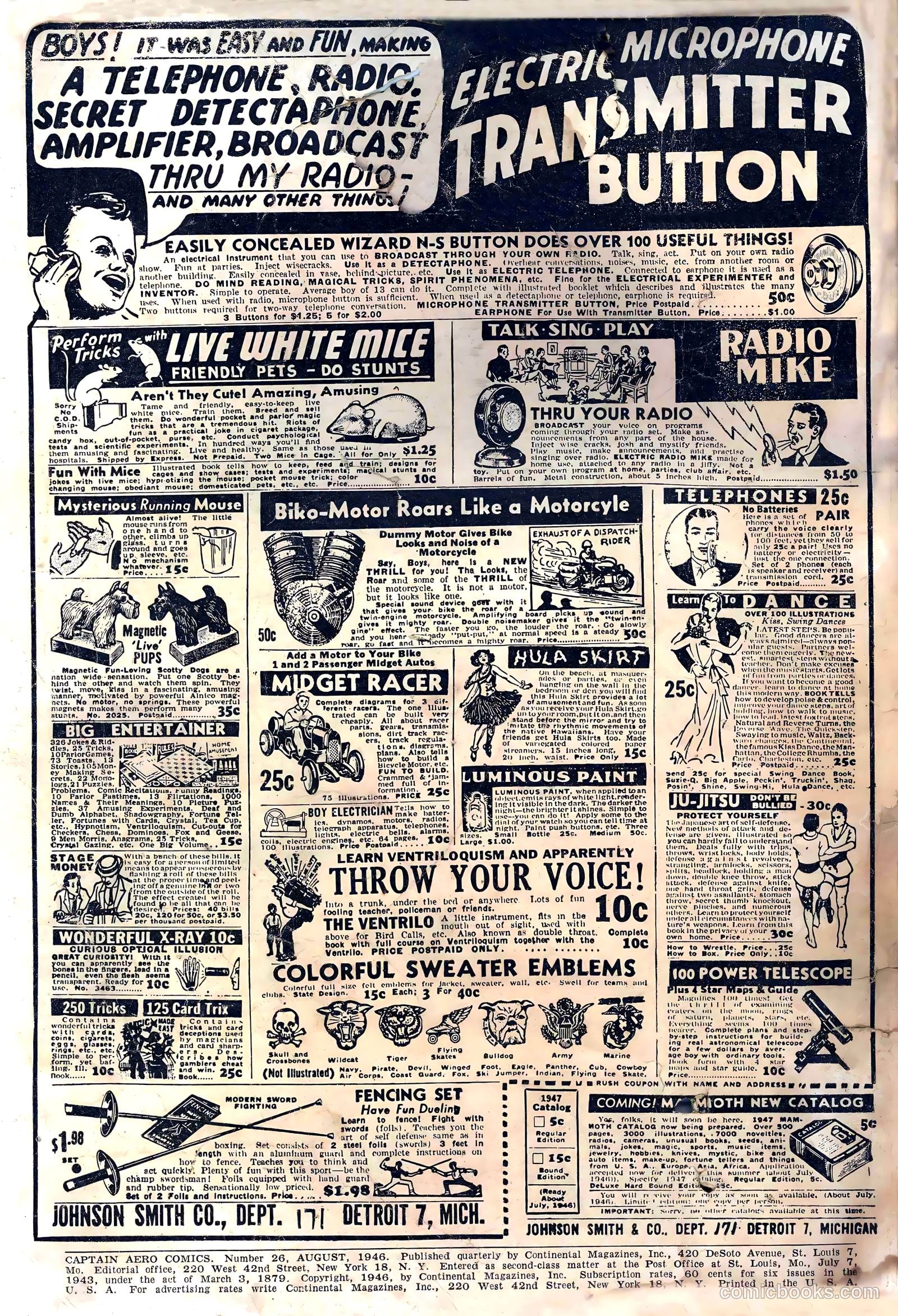 Captain Aero Comics #26 — page 2 of 52