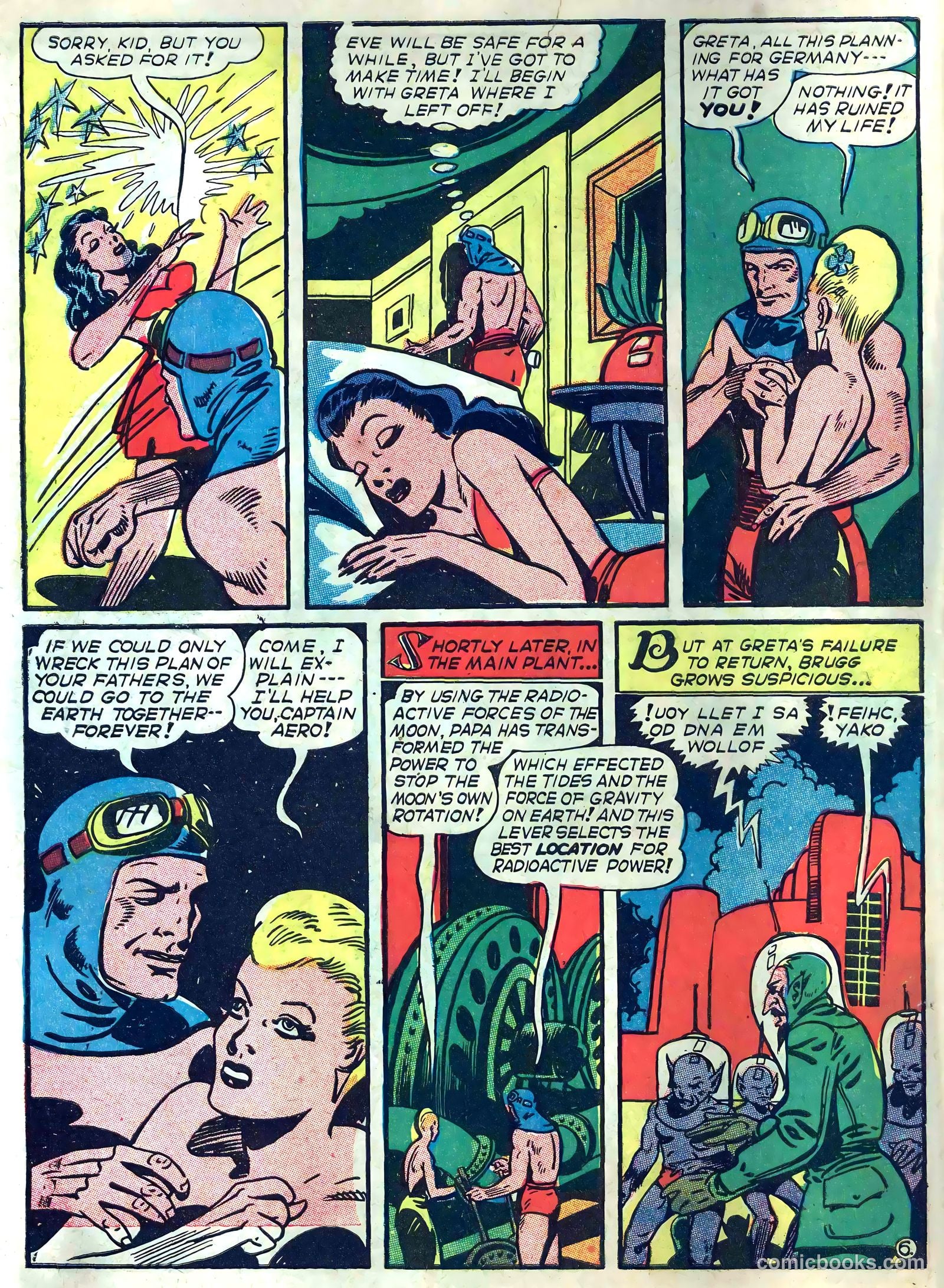 Captain Aero Comics #26 — page 8 of 52