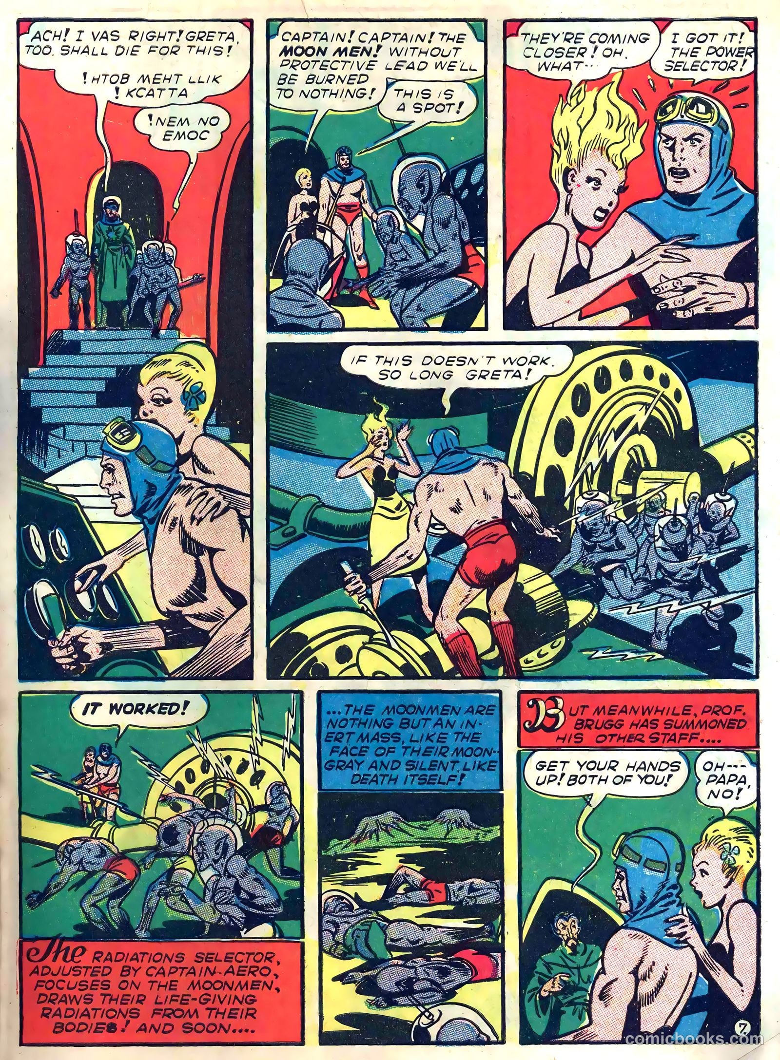 Captain Aero Comics #26 — page 9 of 52