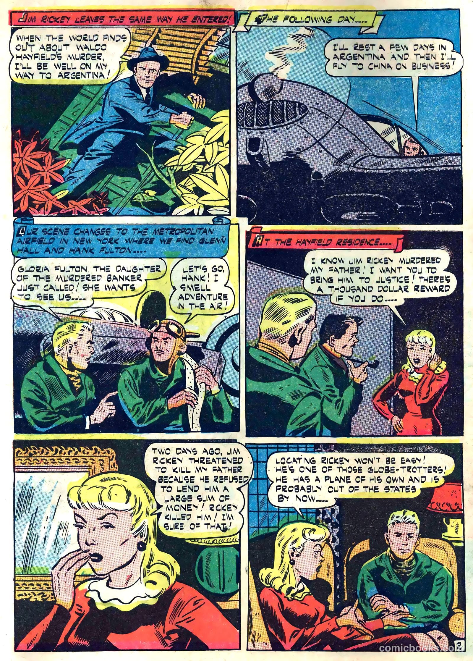 Captain Aero Comics #26 — page 12 of 52