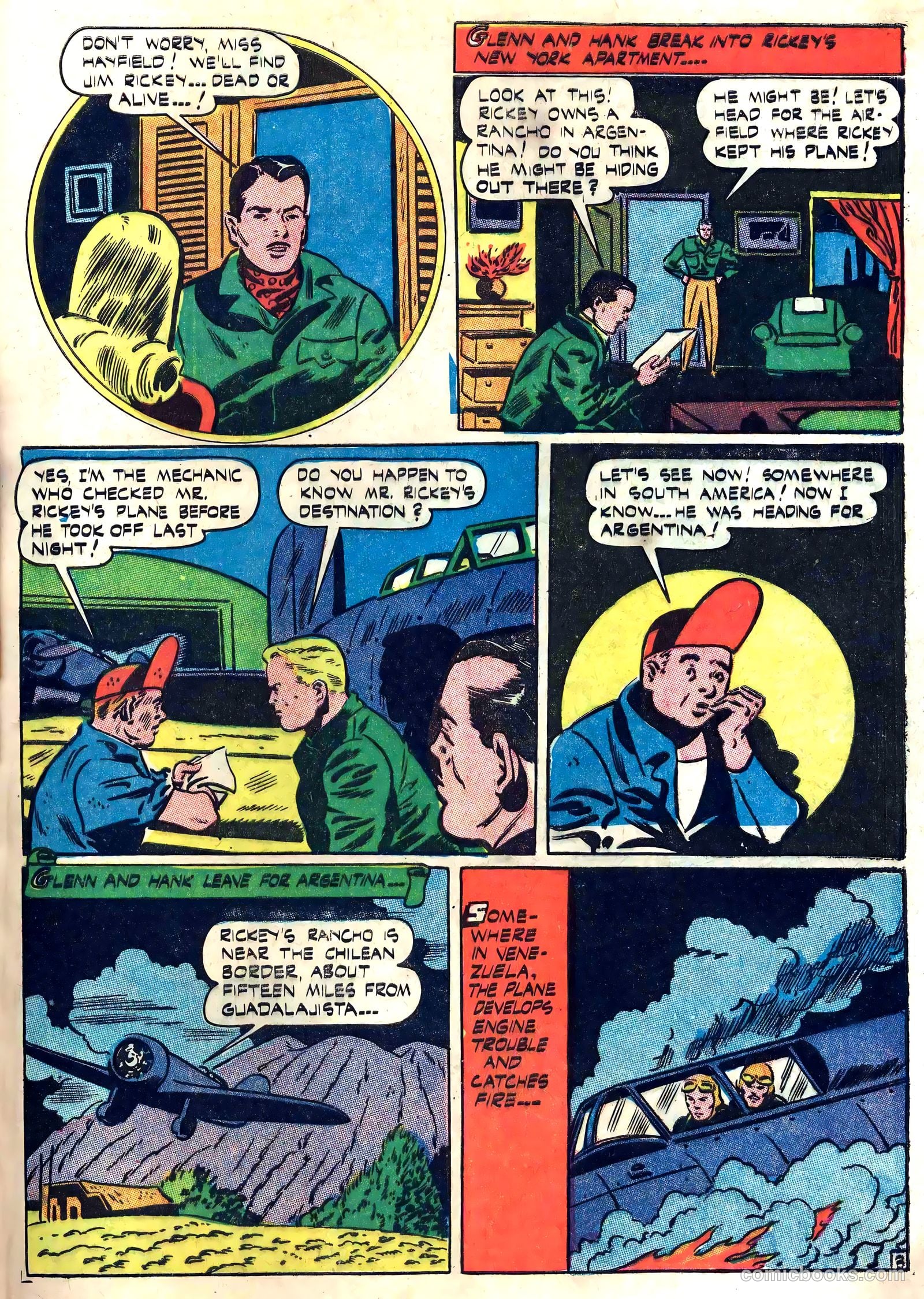 Captain Aero Comics #26 — page 13 of 52