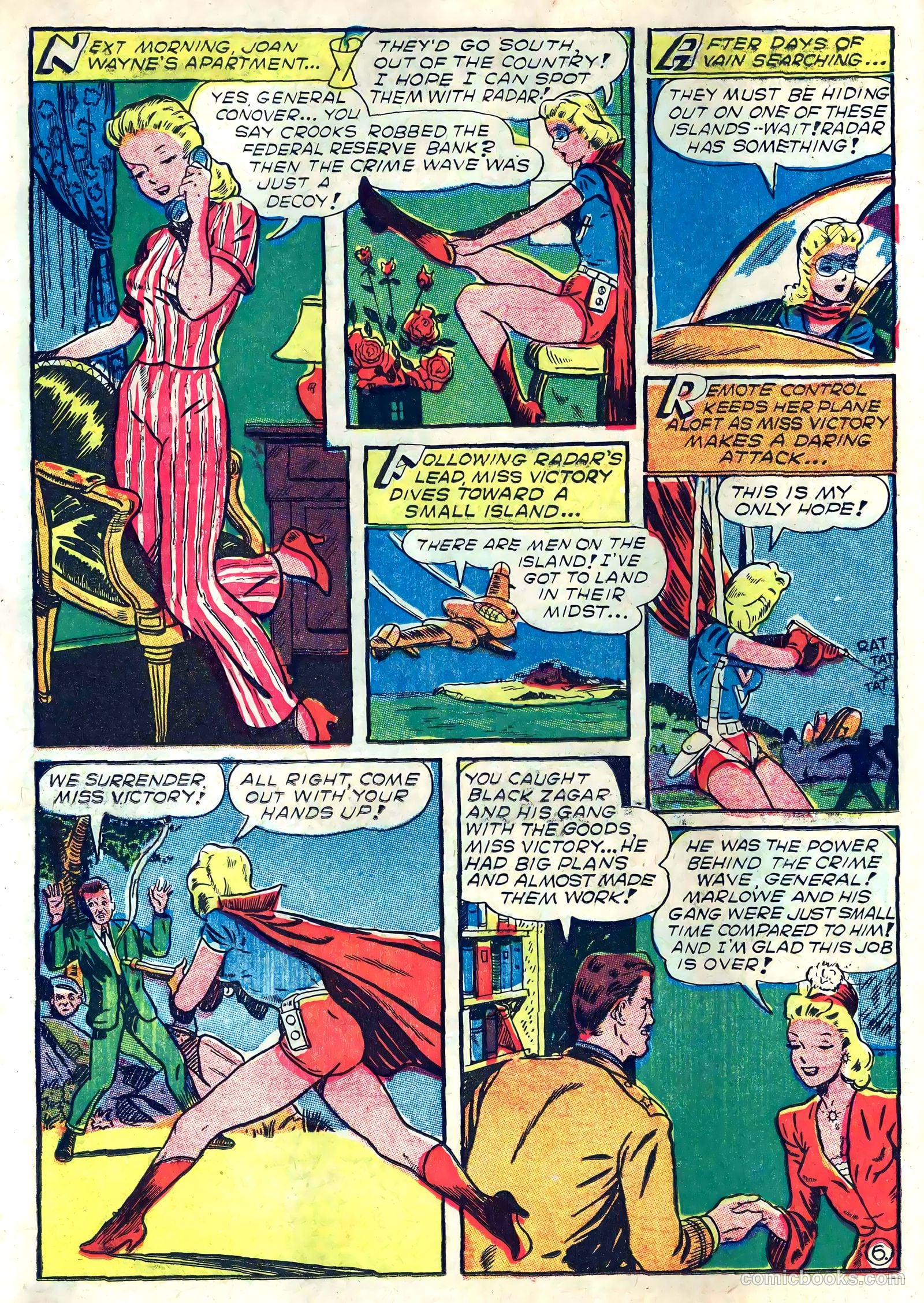Captain Aero Comics #26 — page 24 of 52
