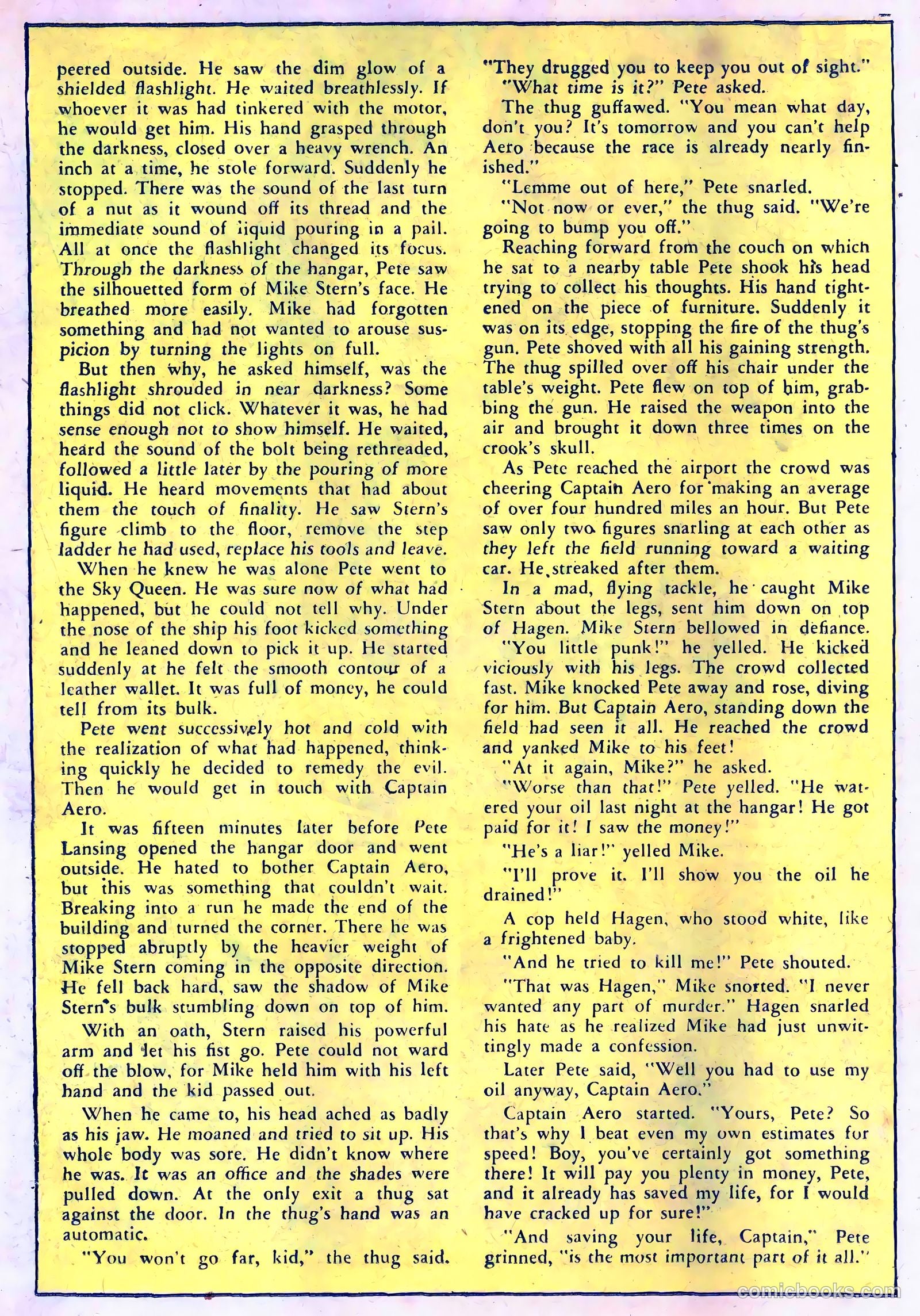 Captain Aero Comics #26 — page 26 of 52