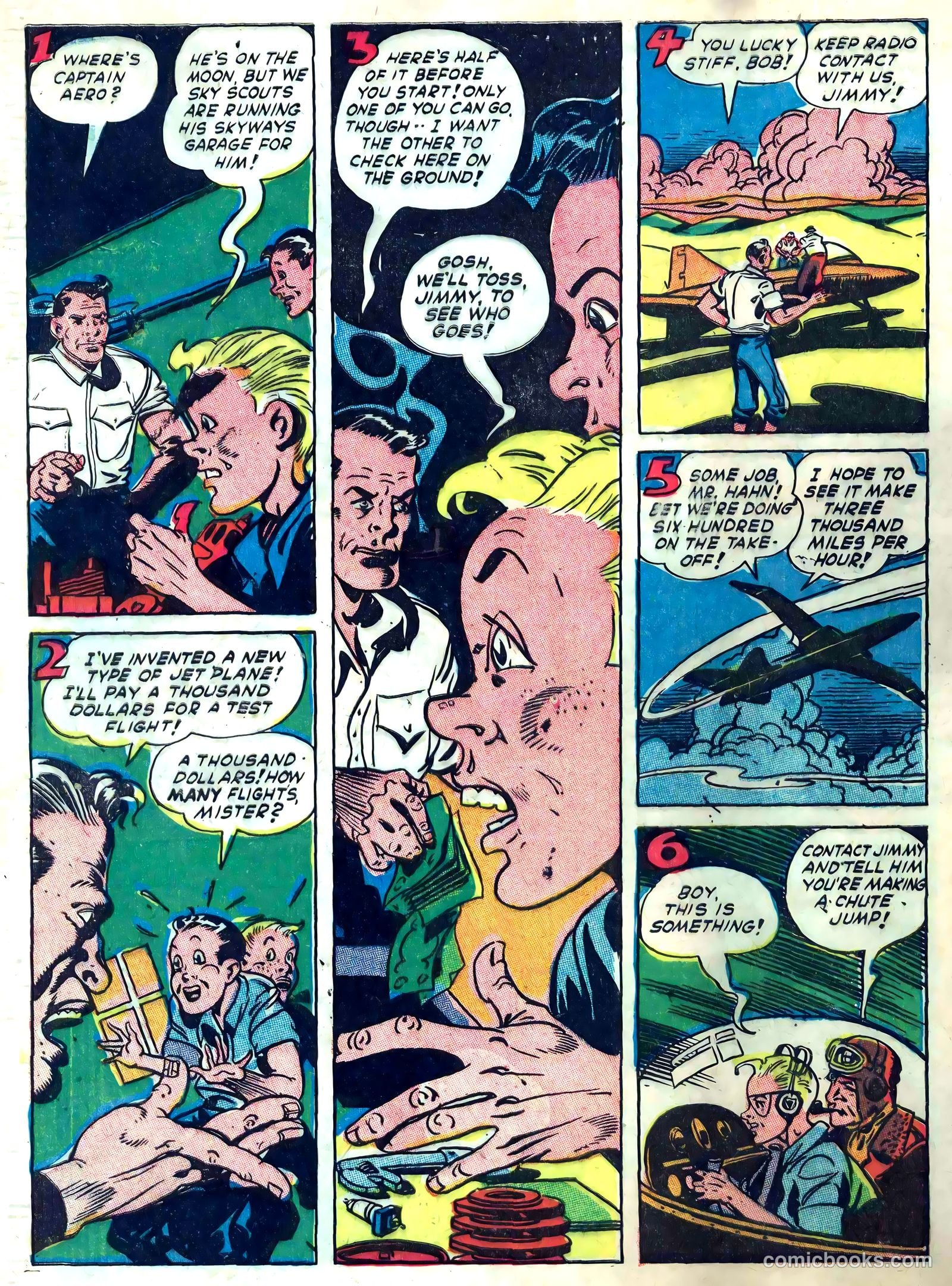 Captain Aero Comics #26 — page 46 of 52