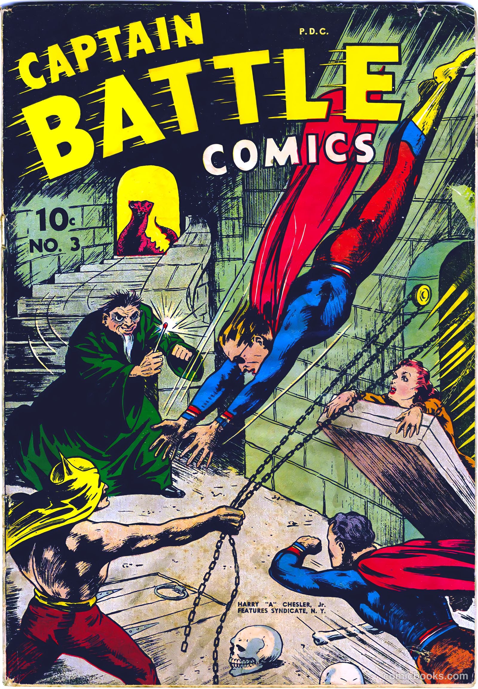 Captain Battle Comics #3 — page 1 of 54