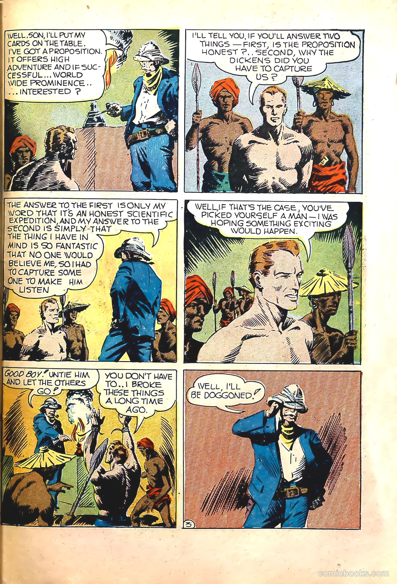 Captain Battle Comics #3 — page 46 of 54