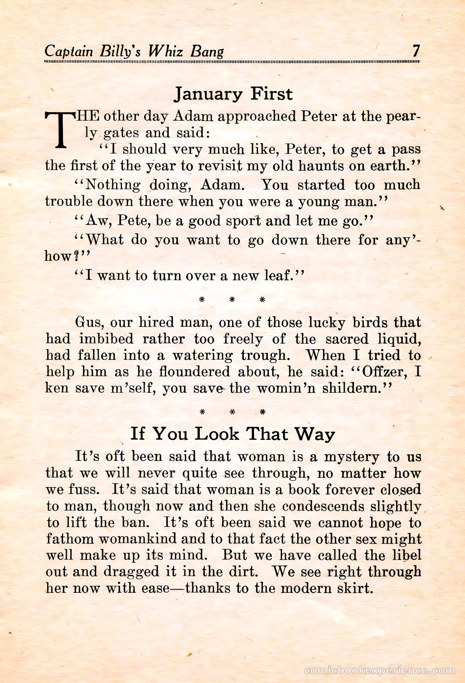 Captain Billy's Whiz Bang #16 — page 9 of 68