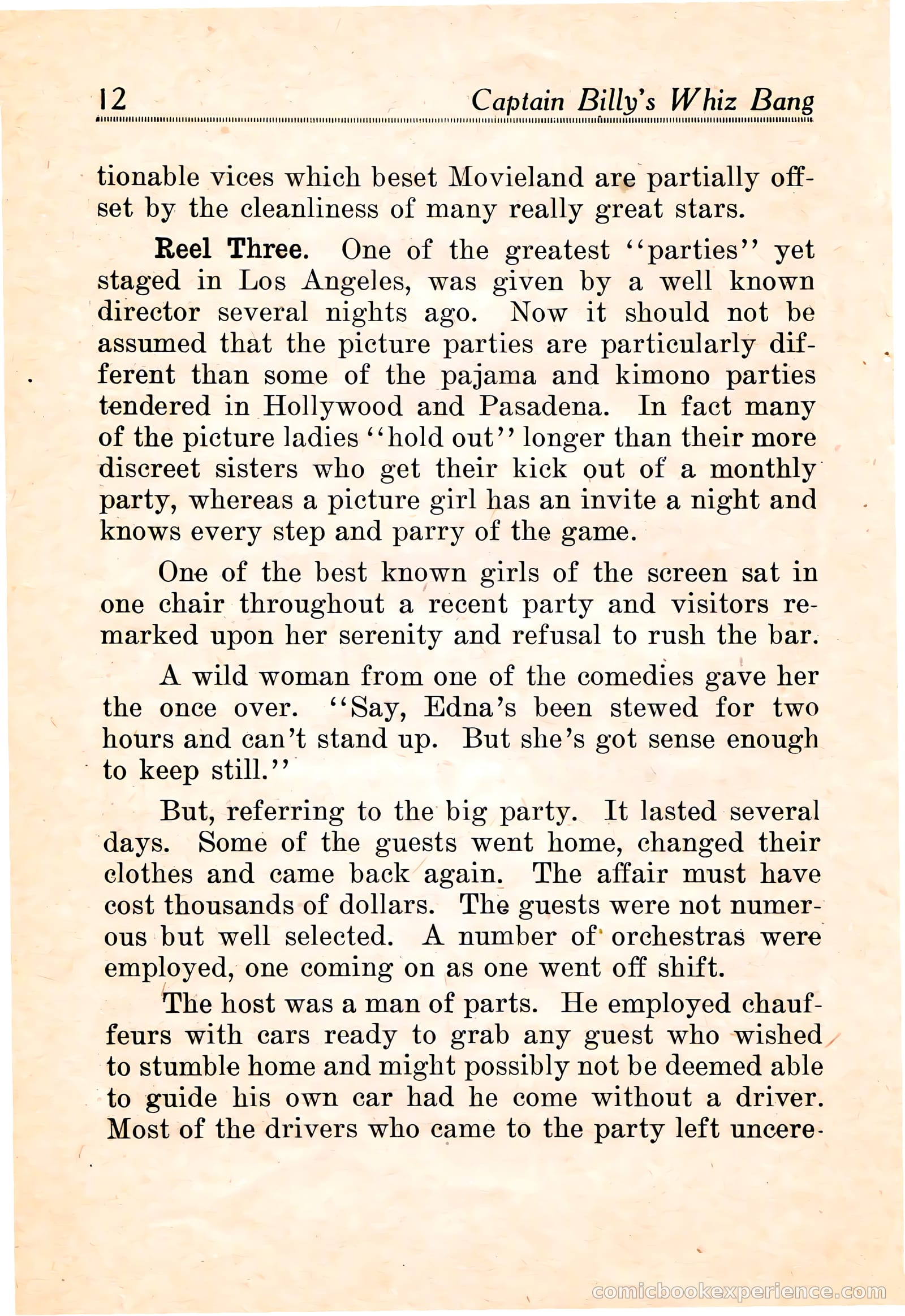 Captain Billy's Whiz Bang #16 — page 14 of 68