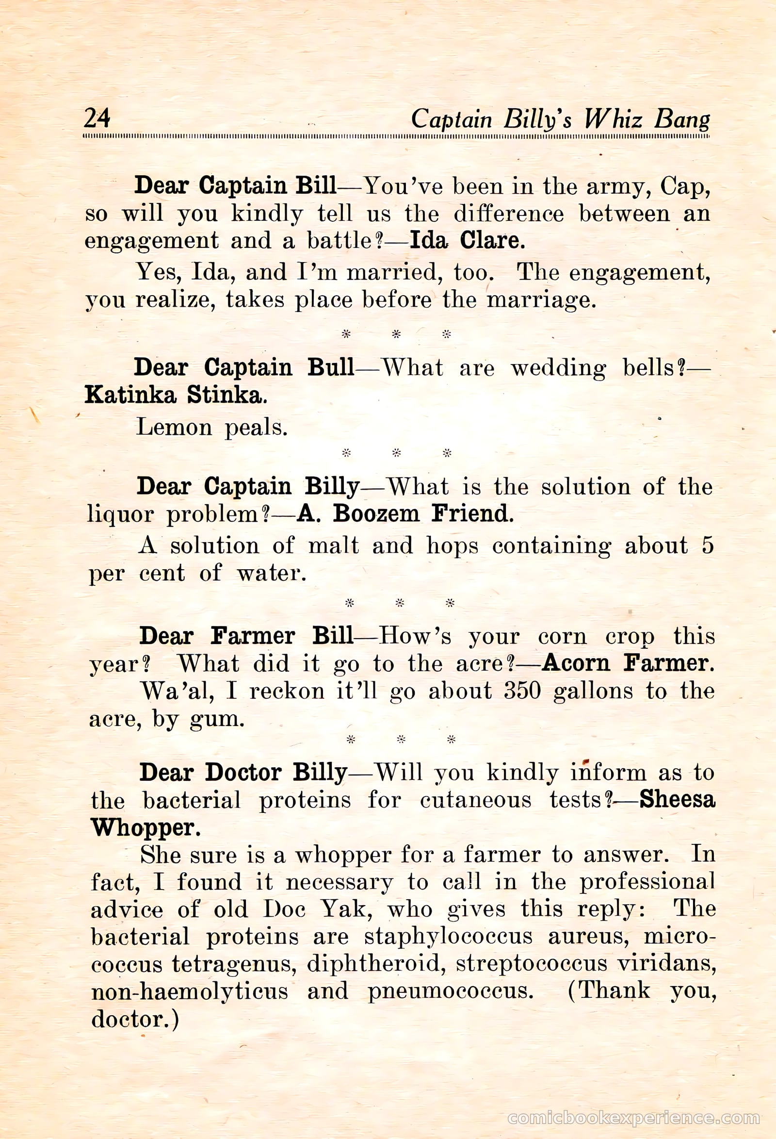Captain Billy's Whiz Bang #16 — page 26 of 68