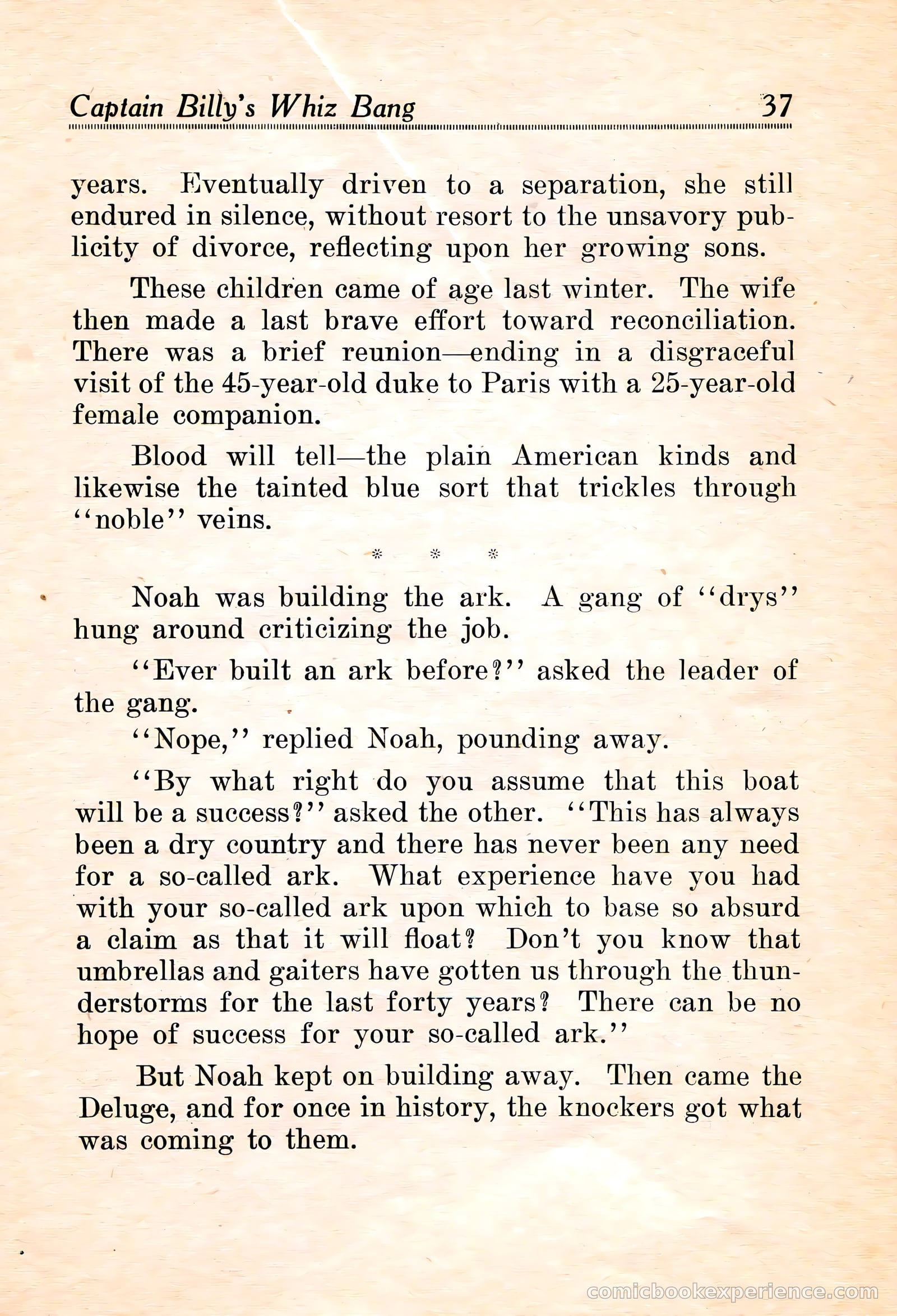 Captain Billy's Whiz Bang #16 — page 39 of 68