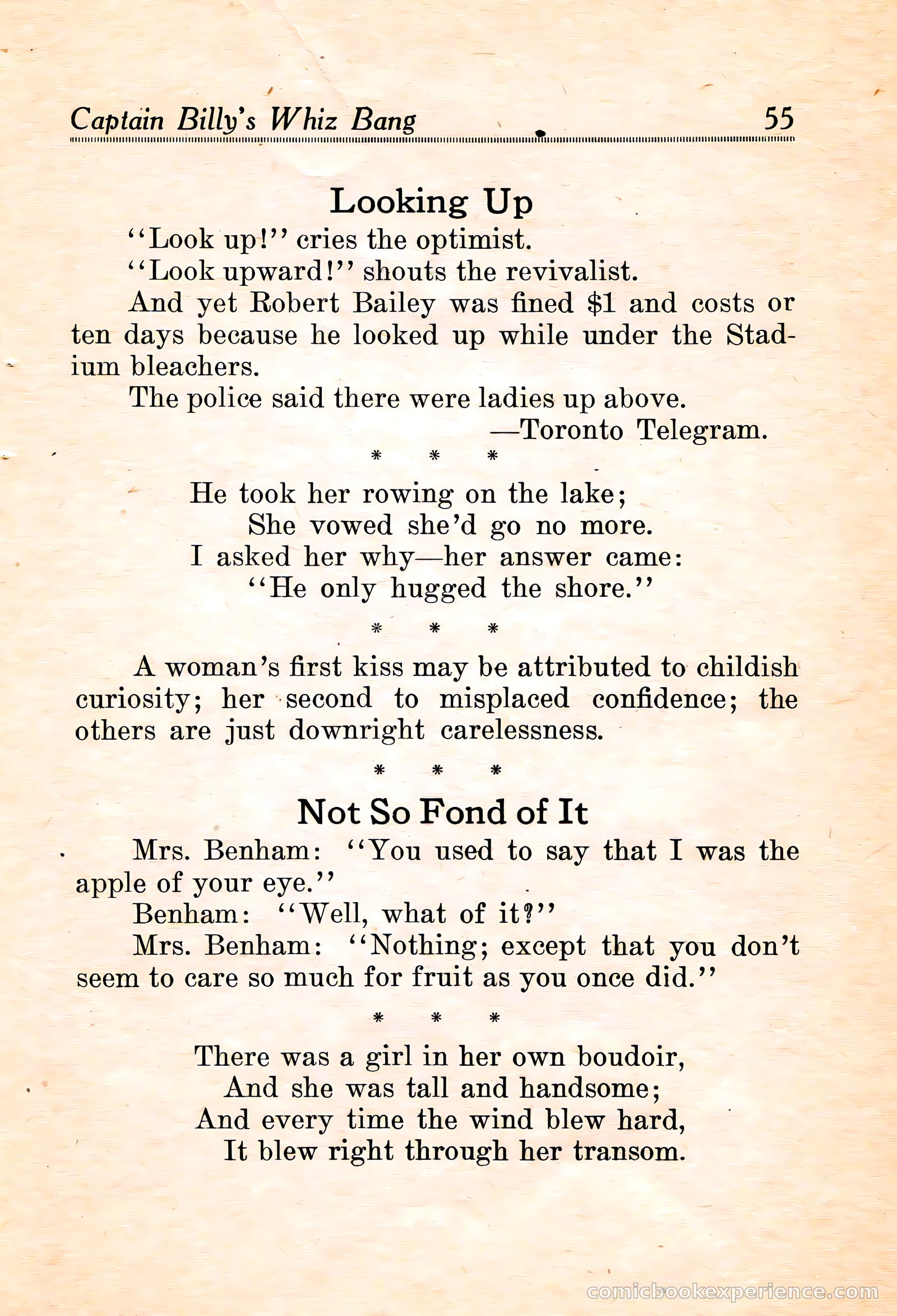 Captain Billy's Whiz Bang #16 — page 57 of 68