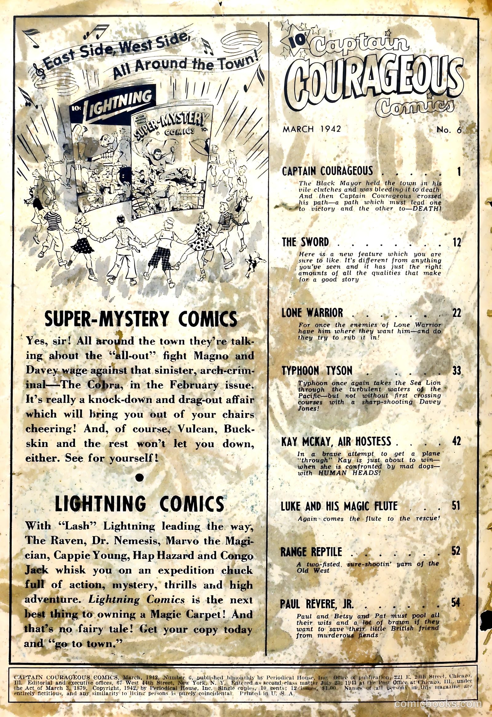 Captain Courageous Comics #6 — page 3 of 69