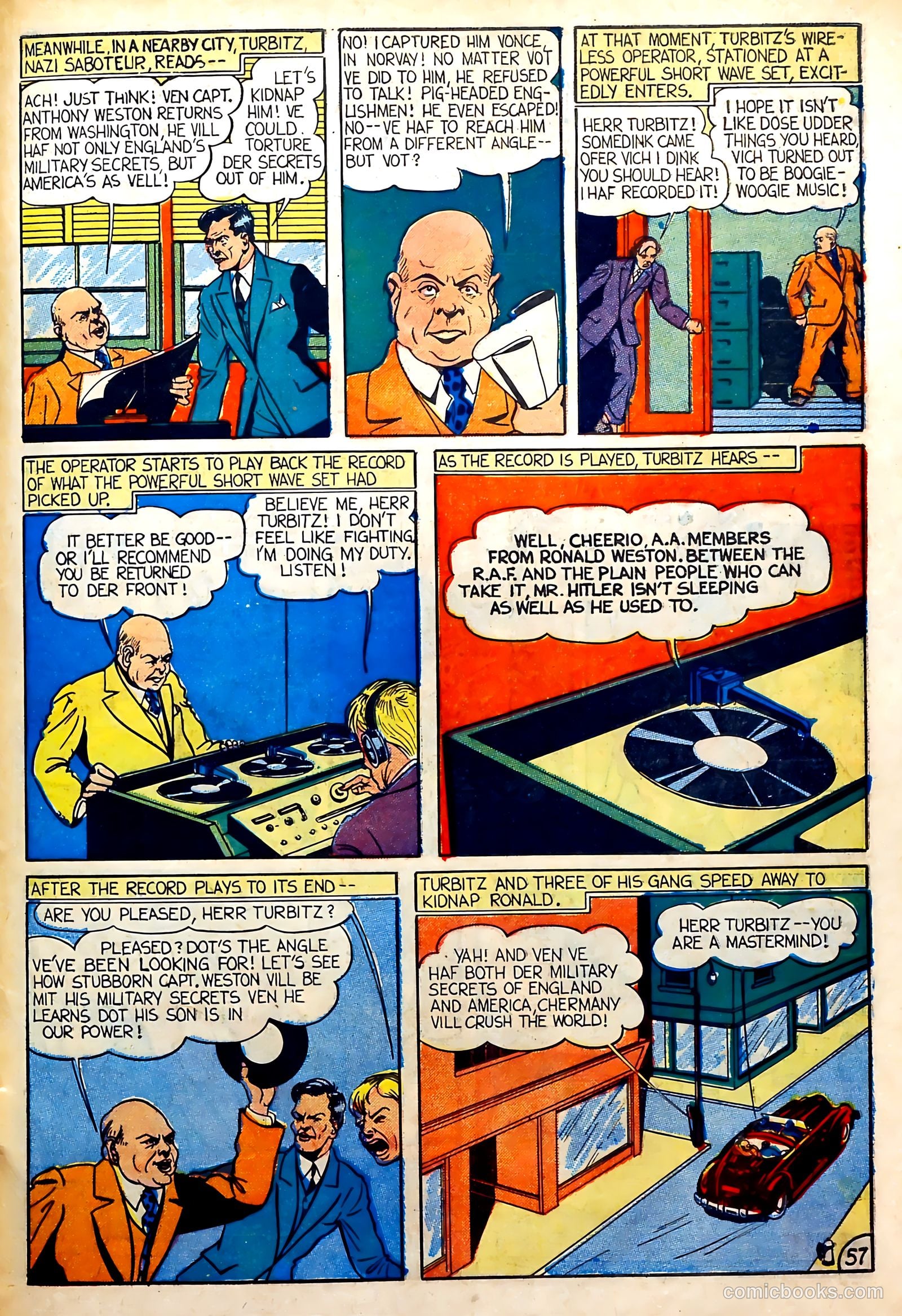 Captain Courageous Comics #6 — page 60 of 69