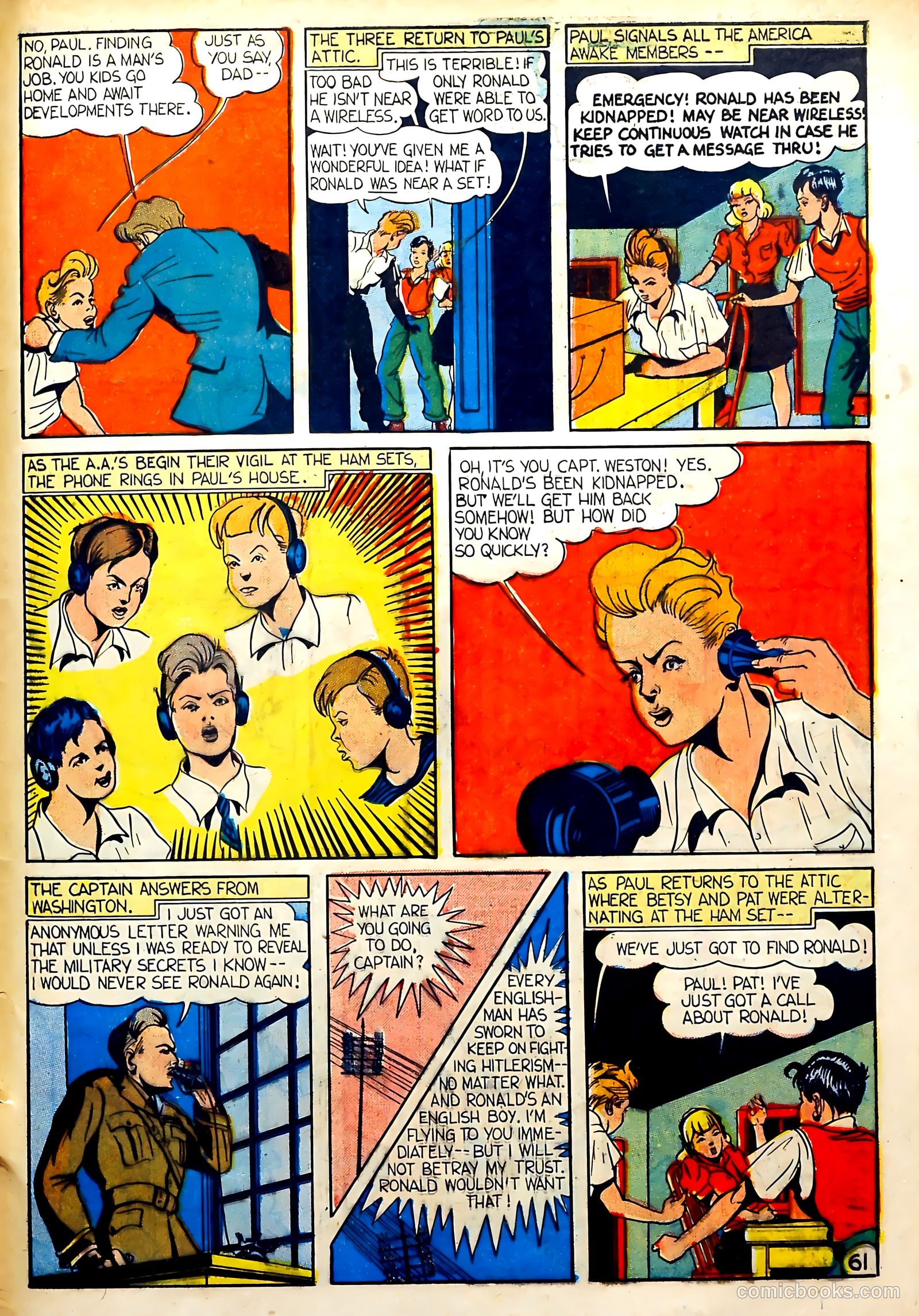 Captain Courageous Comics #6 — page 64 of 69