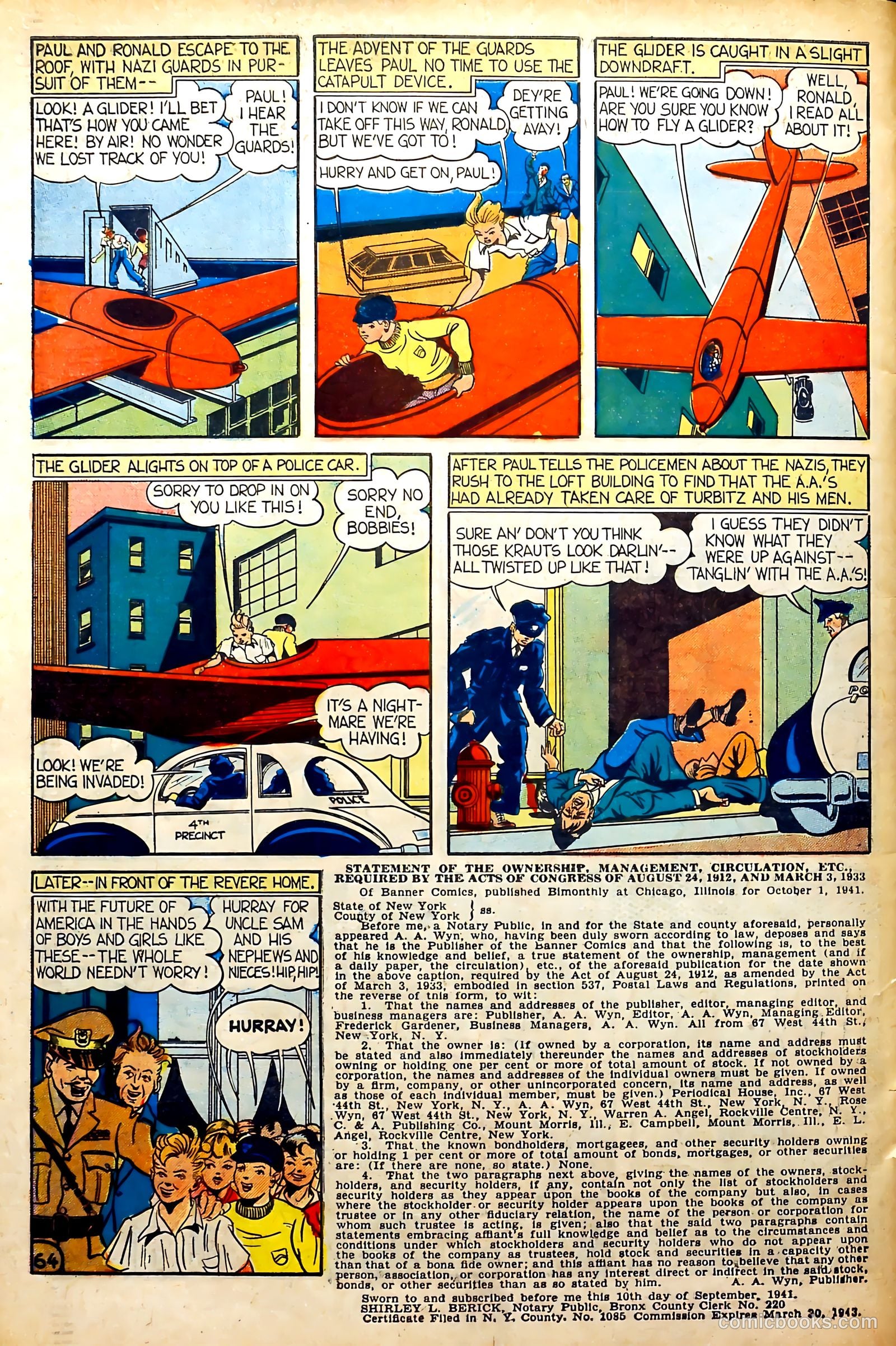 Captain Courageous Comics #6 — page 67 of 69
