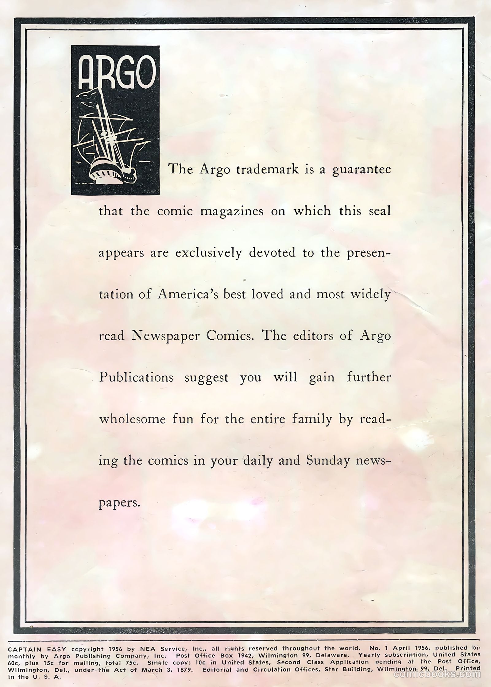 Captain Easy #1 — page 2 of 36