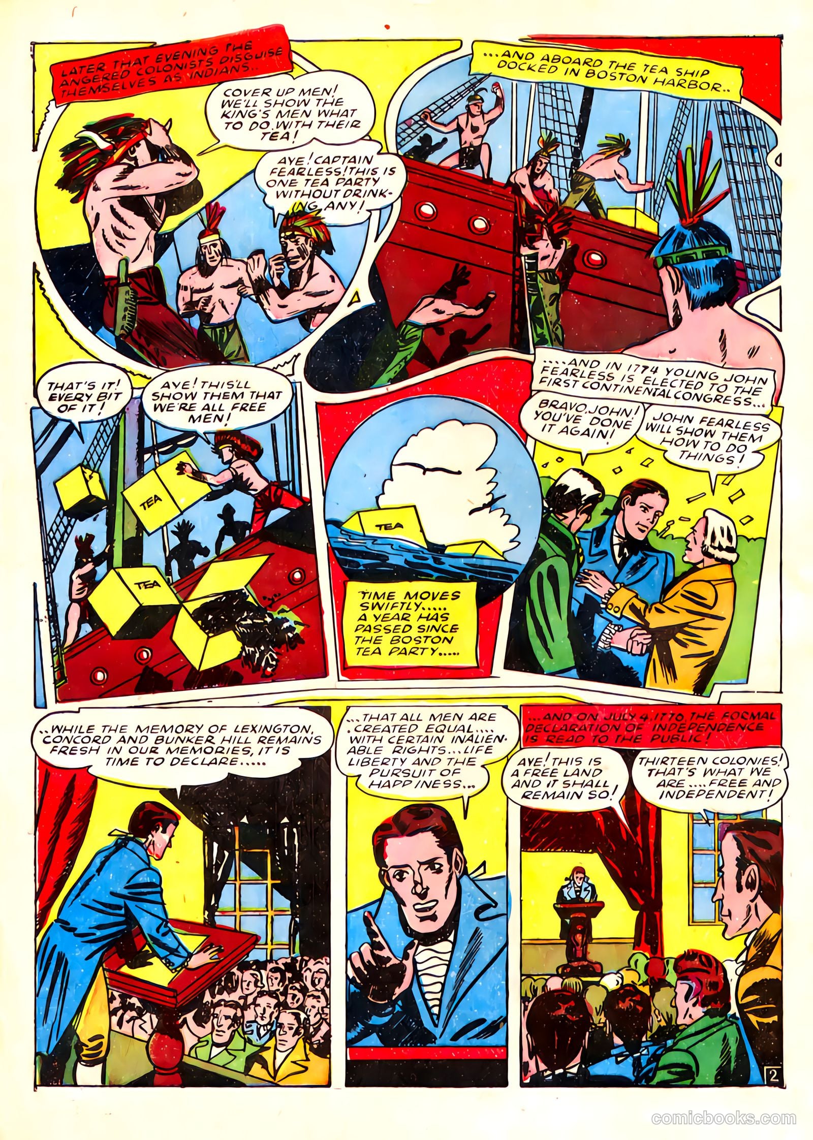 Captain Fearless Comics #1 — page 4 of 68