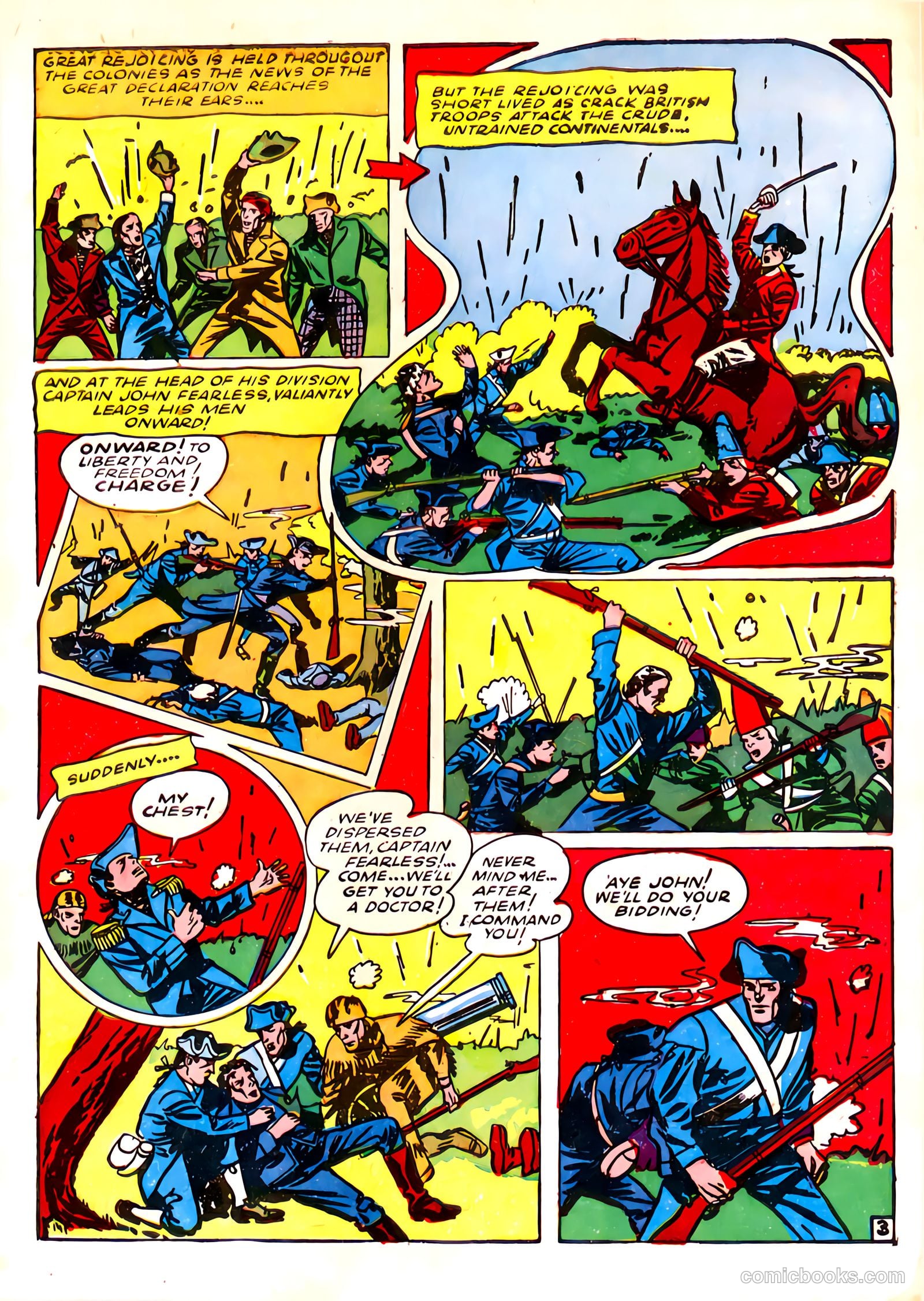 Captain Fearless Comics #1 — page 5 of 68