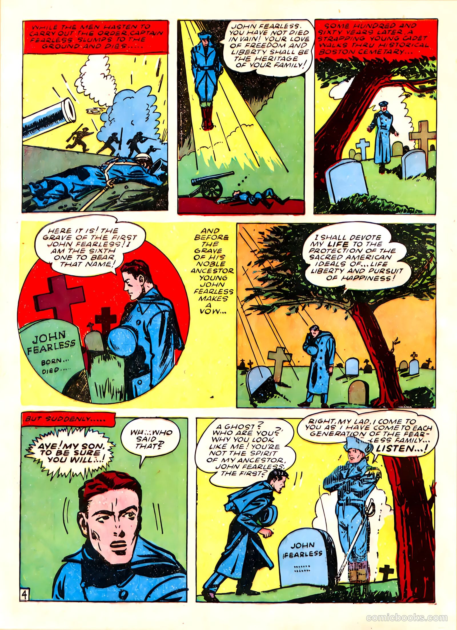 Captain Fearless Comics #1 — page 6 of 68