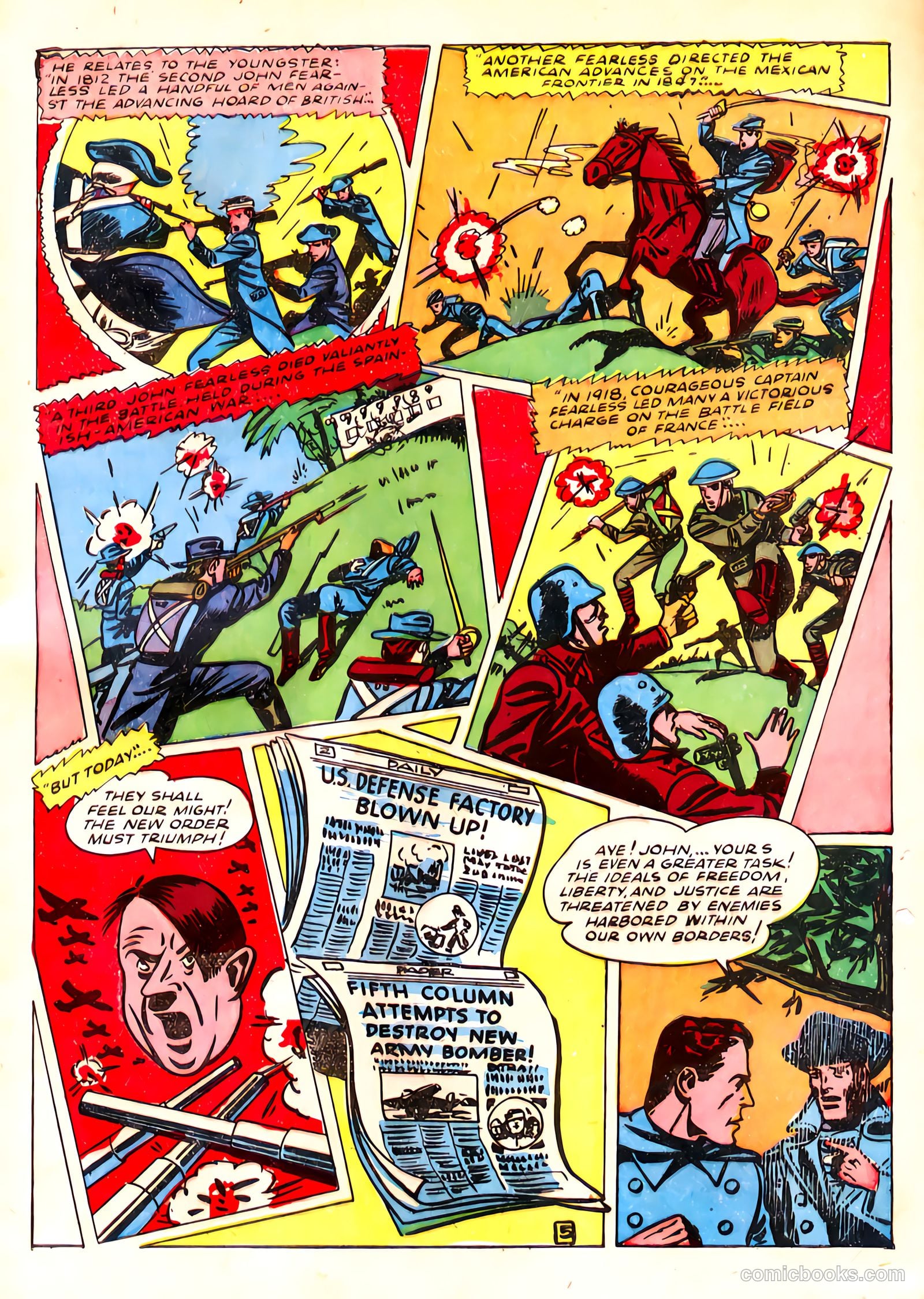 Captain Fearless Comics #1 — page 7 of 68