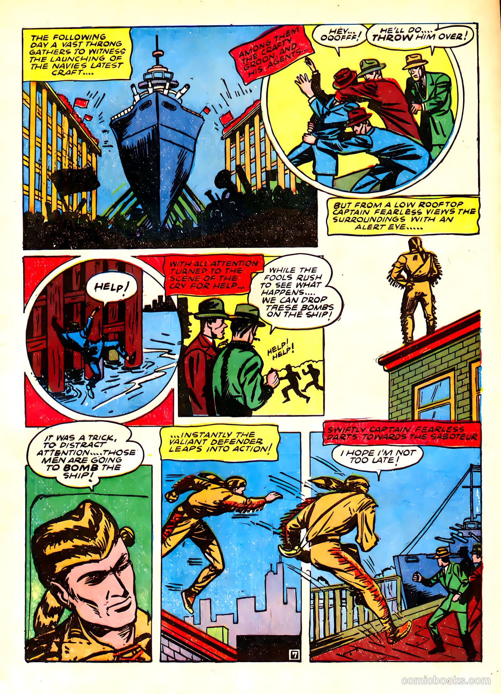 Captain Fearless Comics #1 — page 9 of 68