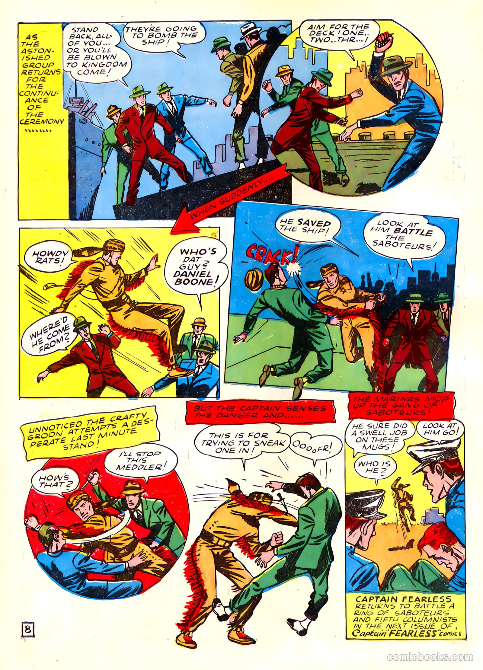 Captain Fearless Comics #1 — page 10 of 68