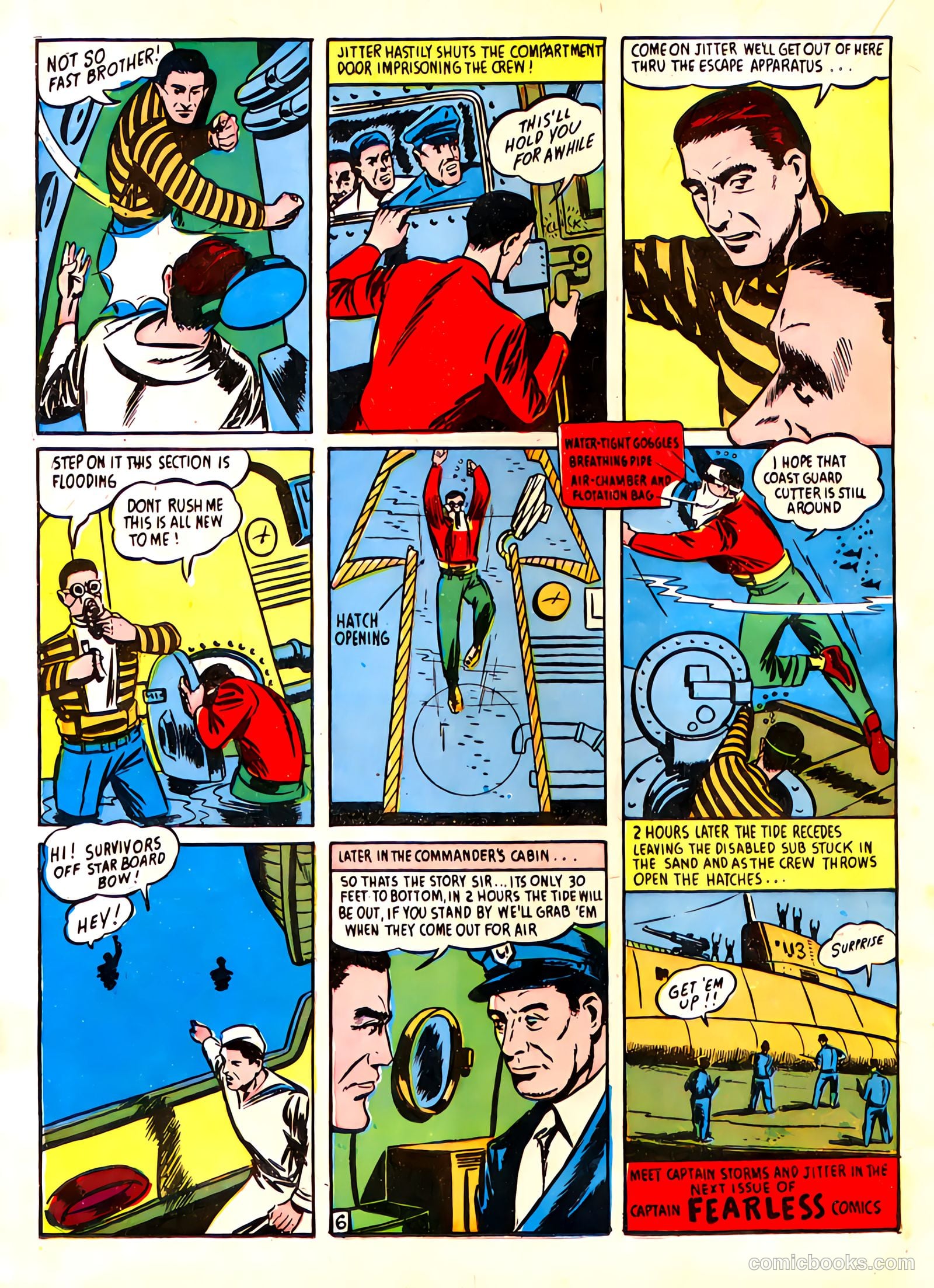 Captain Fearless Comics #1 — page 34 of 68
