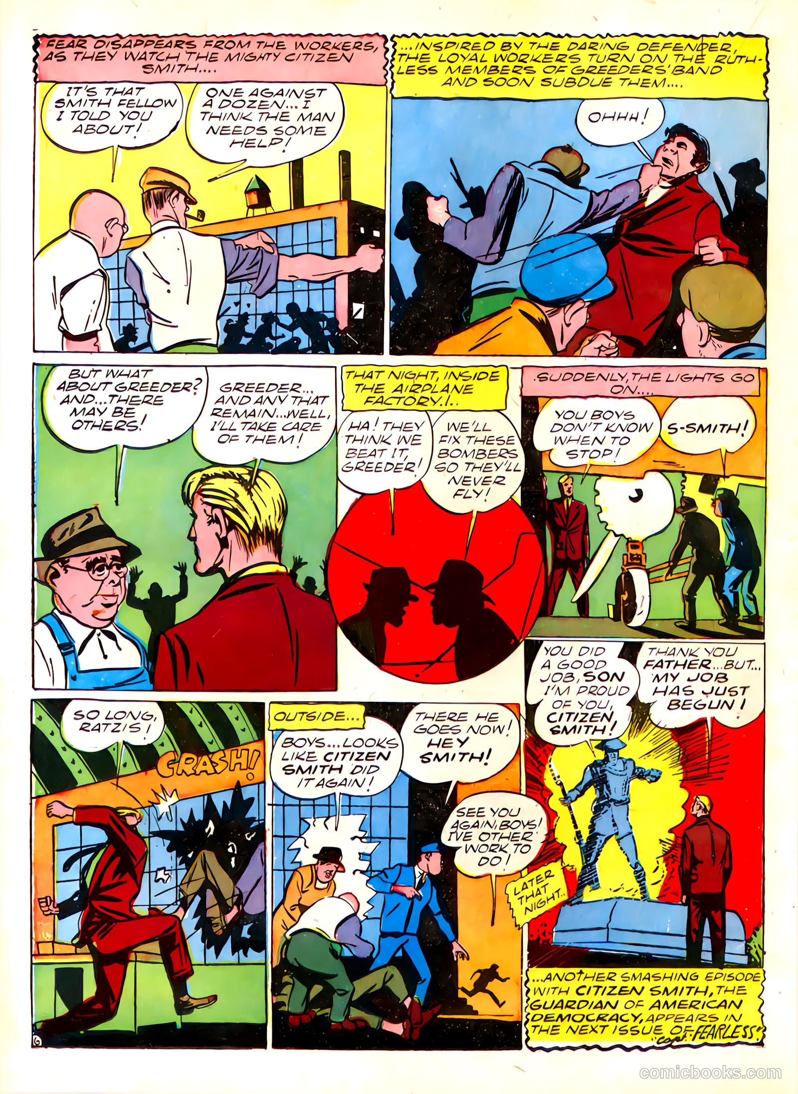 Captain Fearless Comics #1 — page 40 of 68