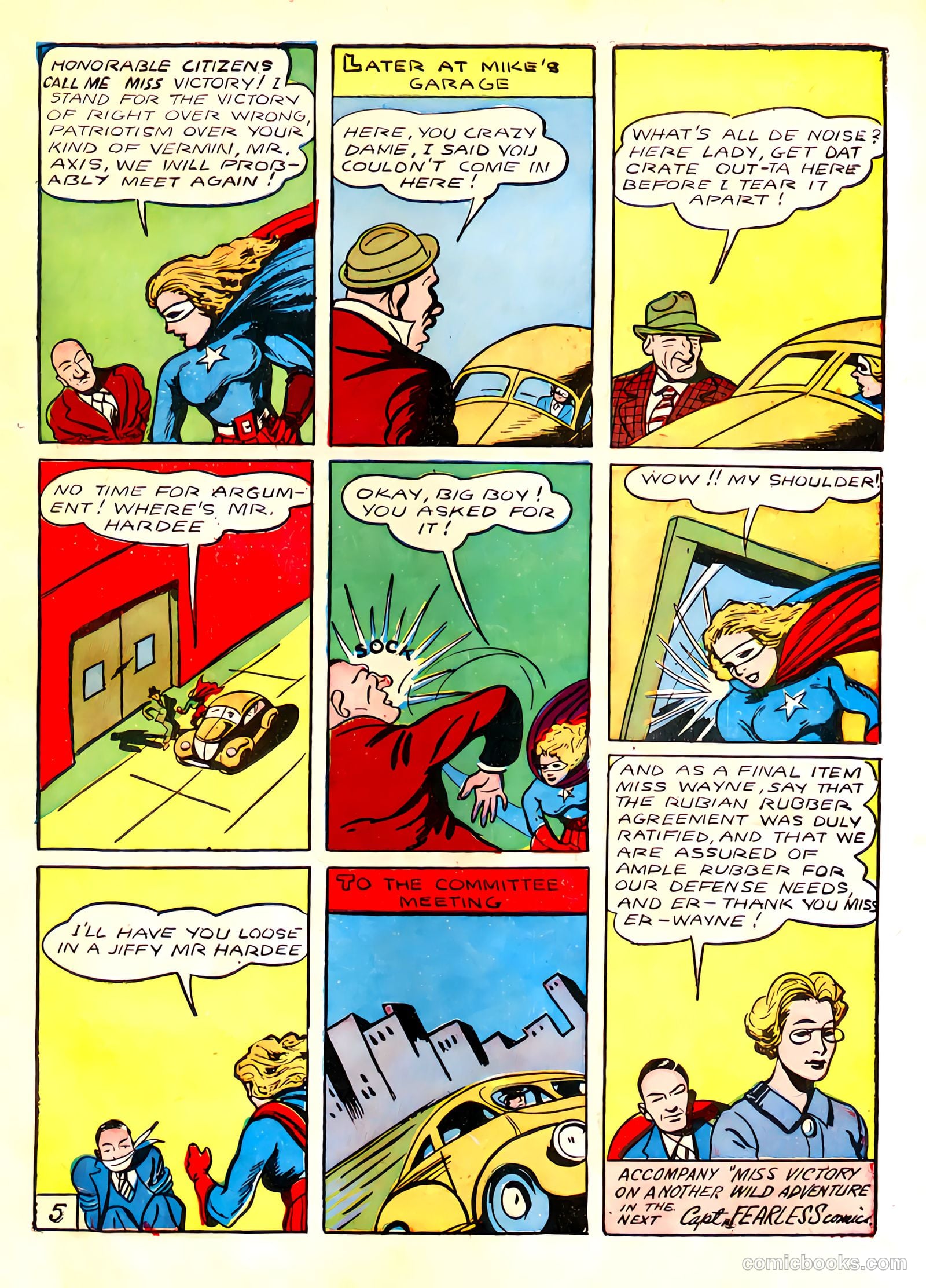 Captain Fearless Comics #1 — page 51 of 68