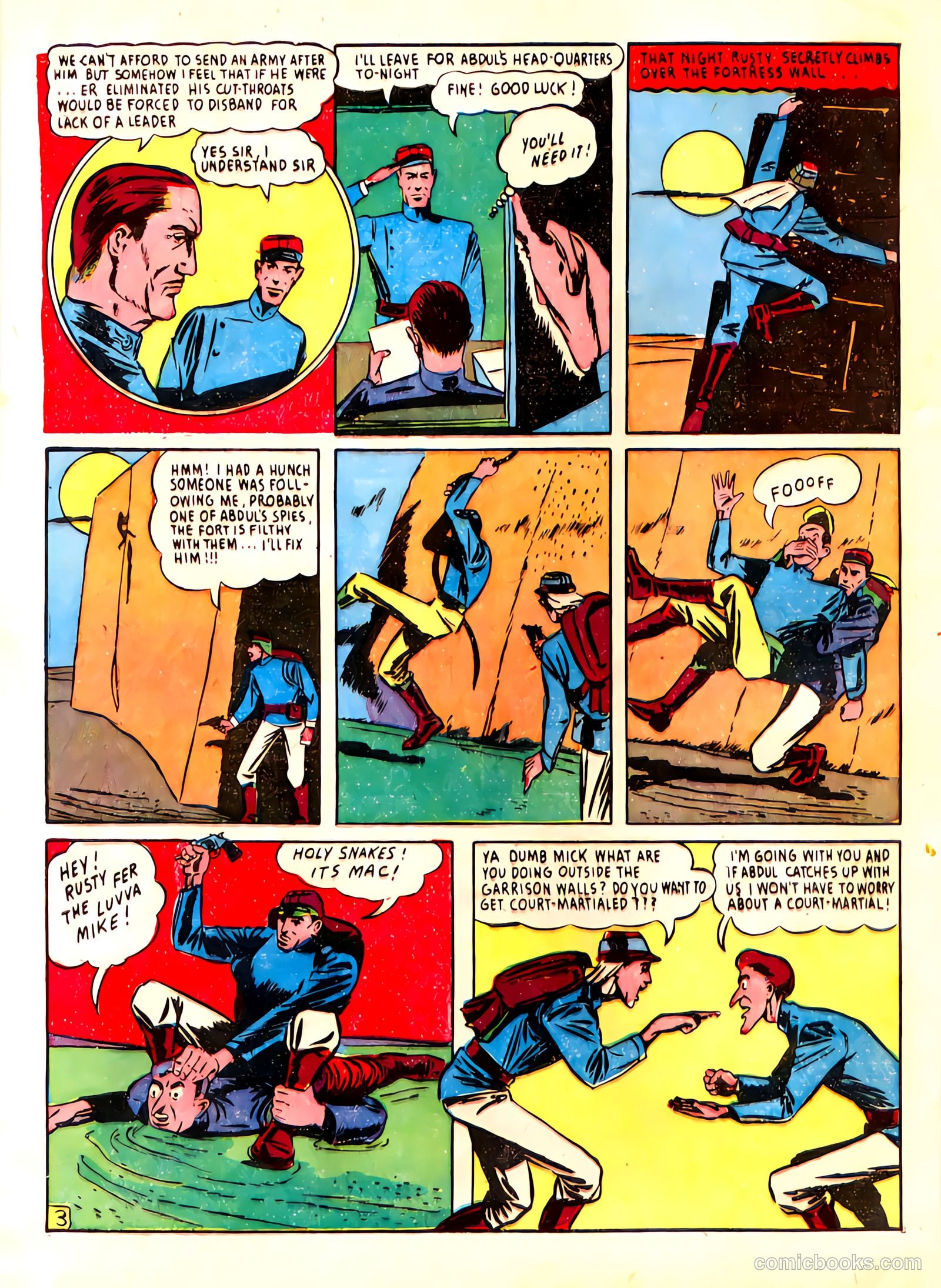 Captain Fearless Comics #1 — page 54 of 68