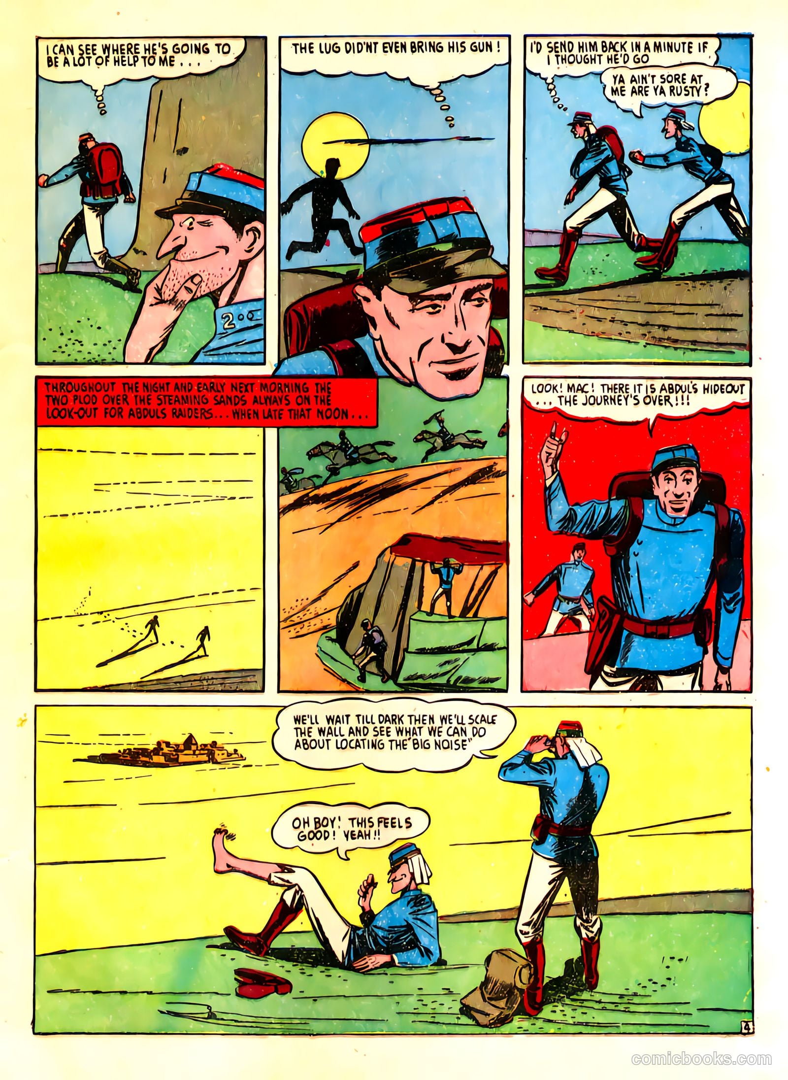 Captain Fearless Comics #1 — page 55 of 68