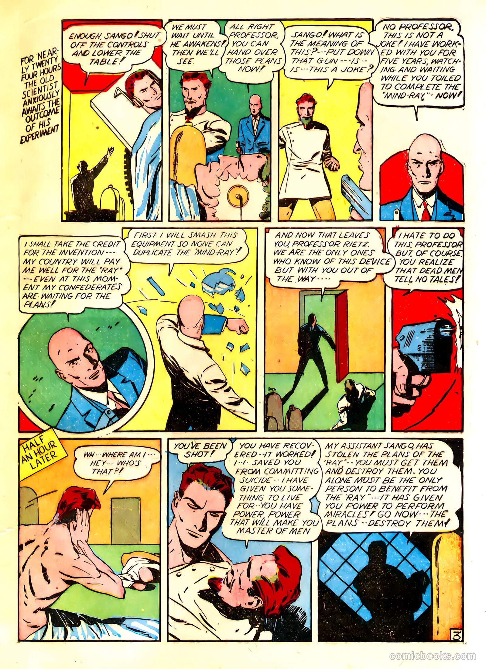 Captain Fearless Comics #1 — page 63 of 68