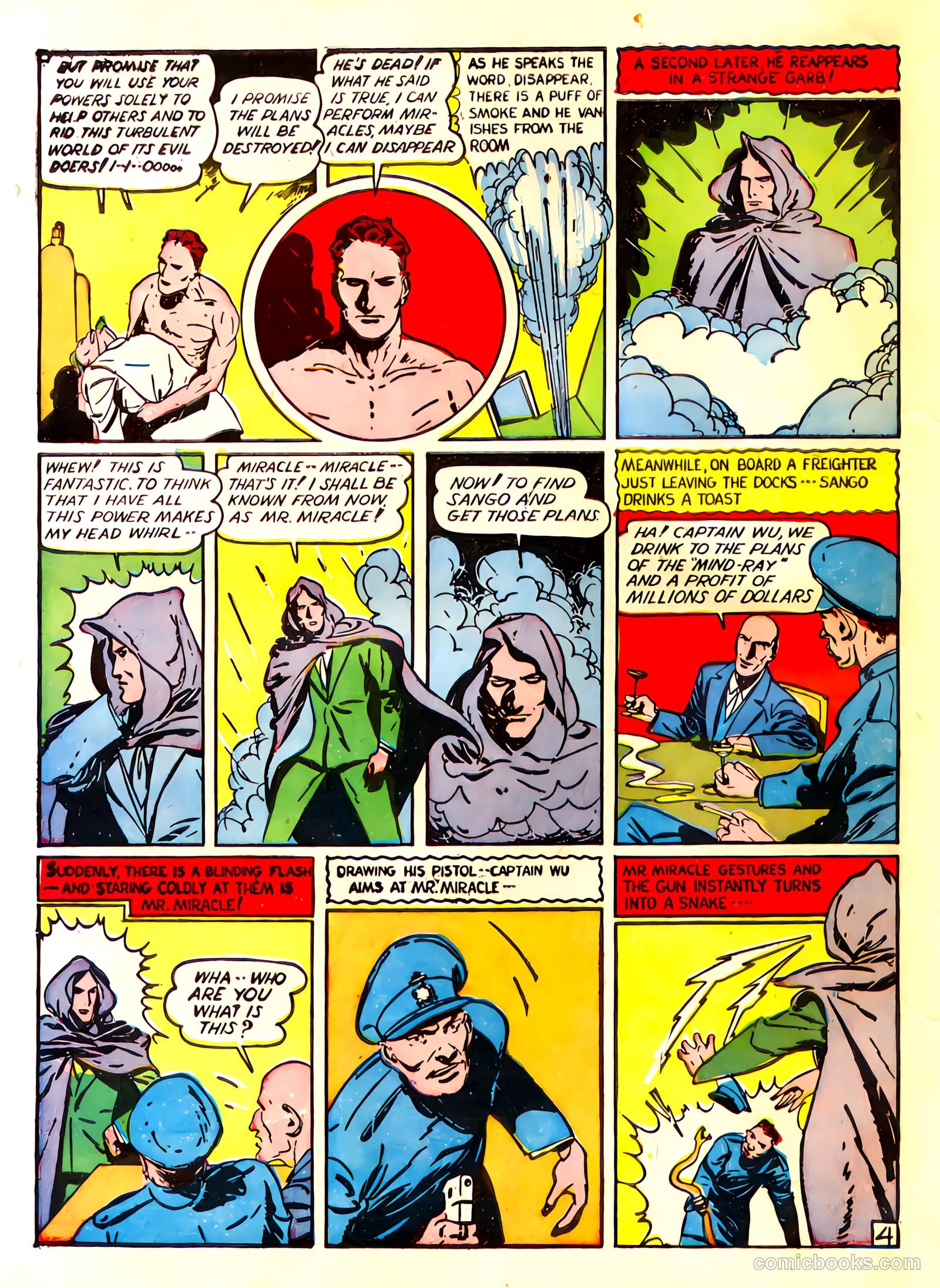 Captain Fearless Comics #1 — page 64 of 68