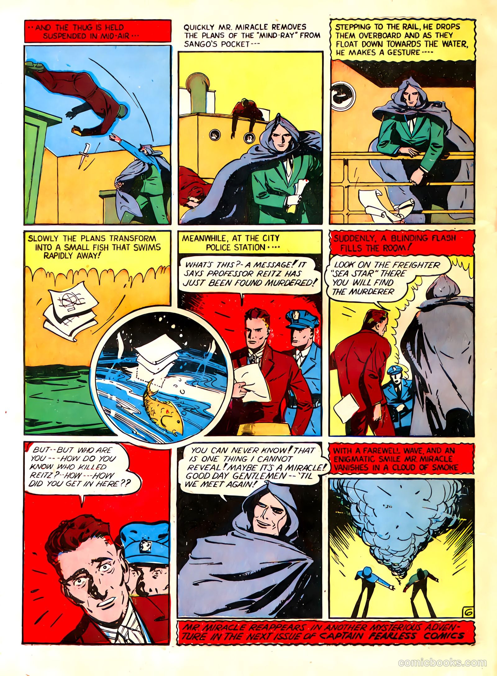 Captain Fearless Comics #1 — page 66 of 68