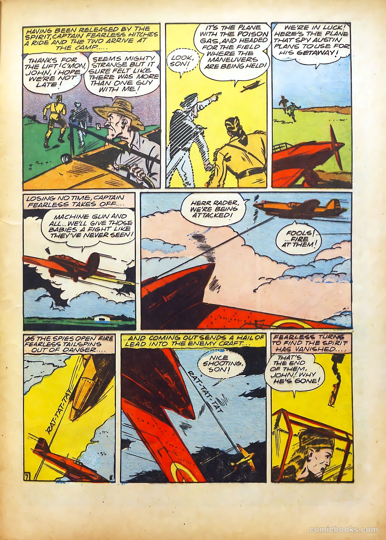 Captain Fearless Comics #2 — page 9 of 68