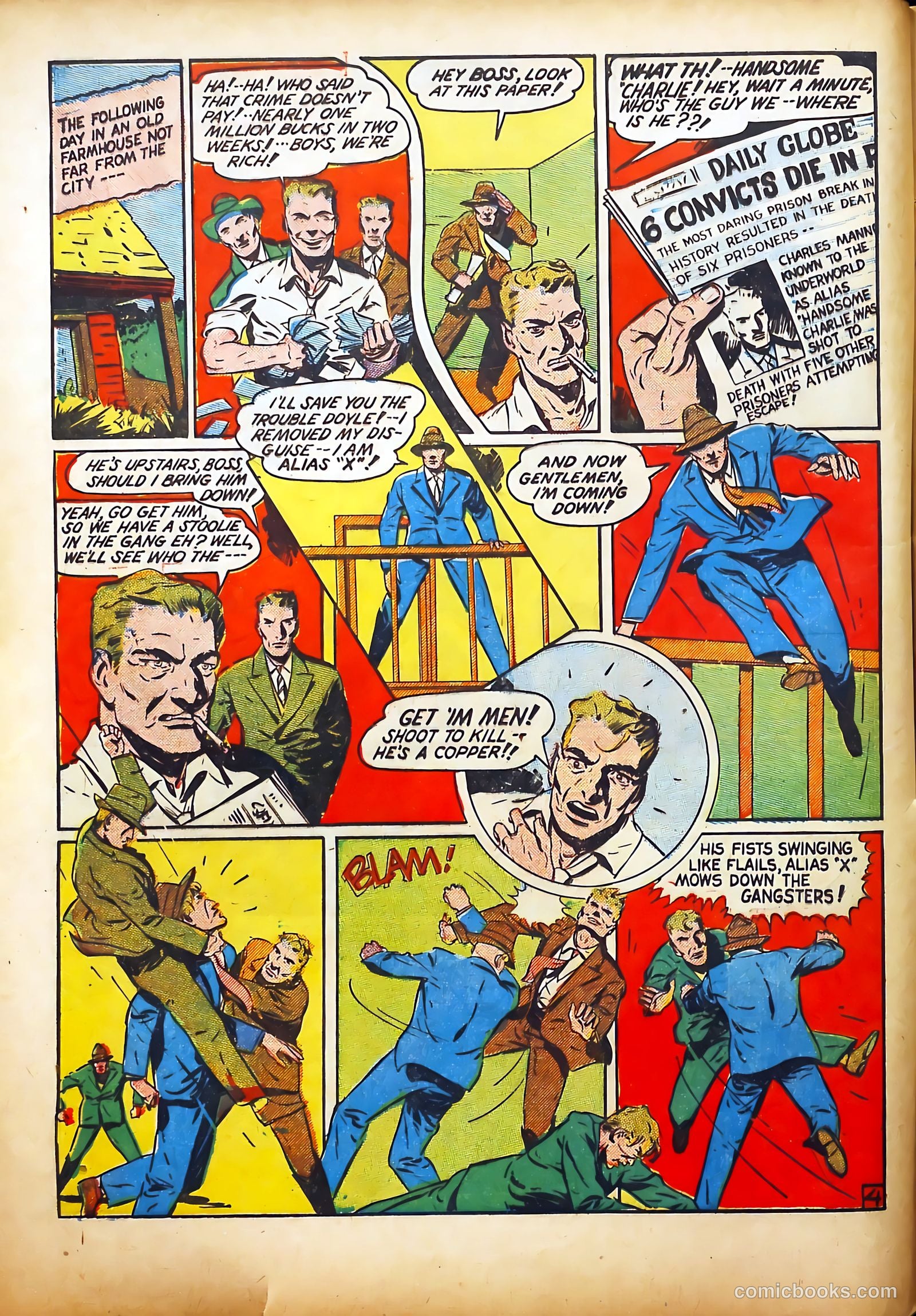 Captain Fearless Comics #2 — page 14 of 68