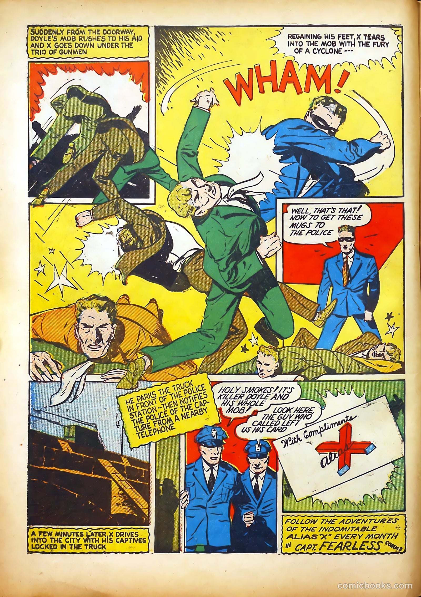 Captain Fearless Comics #2 — page 16 of 68
