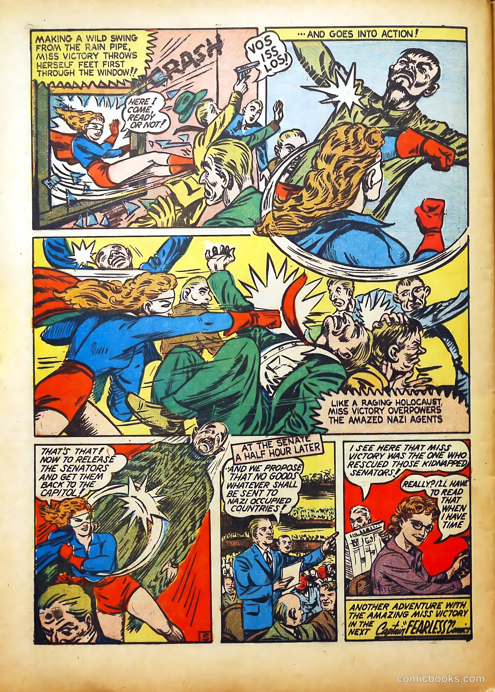 Captain Fearless Comics #2 — page 54 of 68