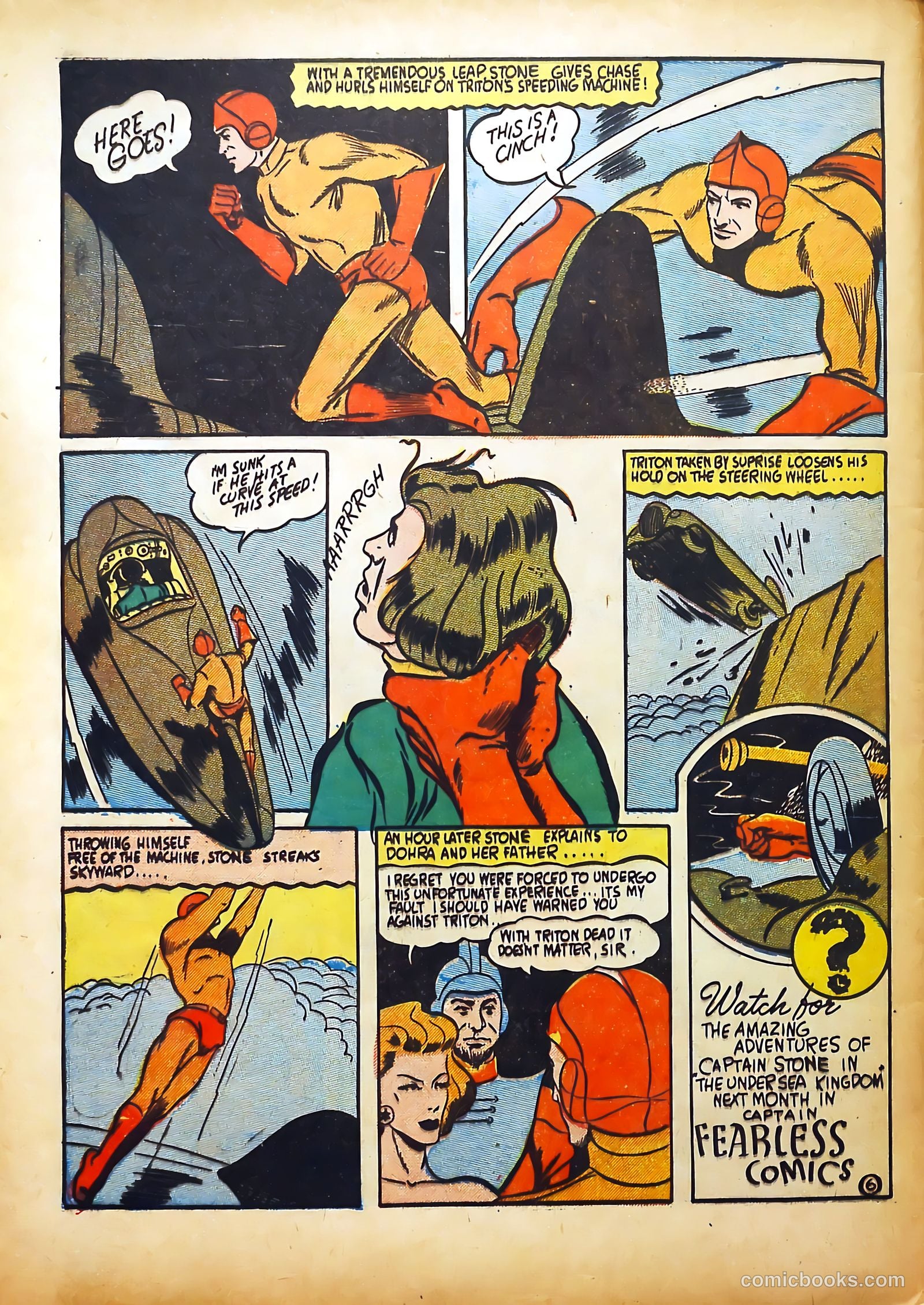 Captain Fearless Comics #2 — page 60 of 68