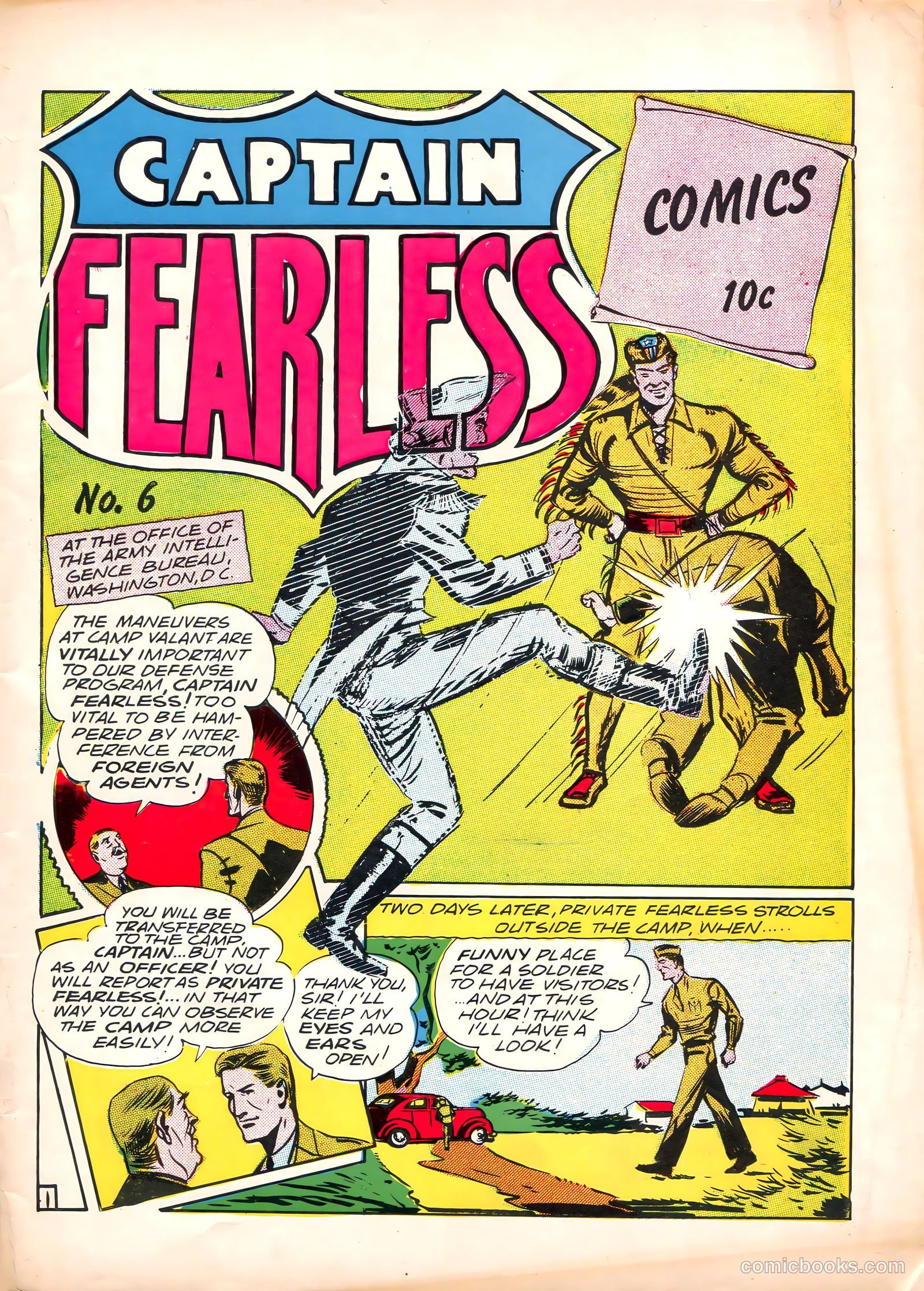 Captain Fearless Comics #6 — page 1 of 36