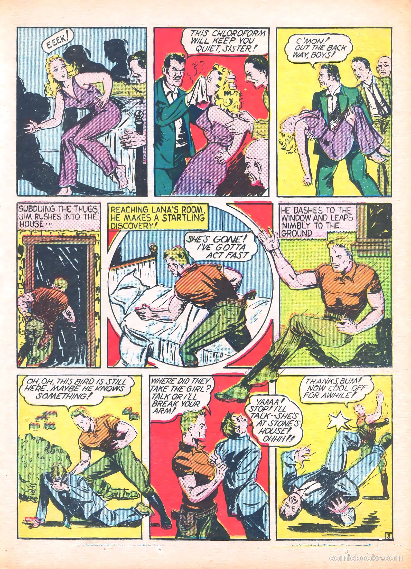 Captain Fearless Comics #6 — page 25 of 36