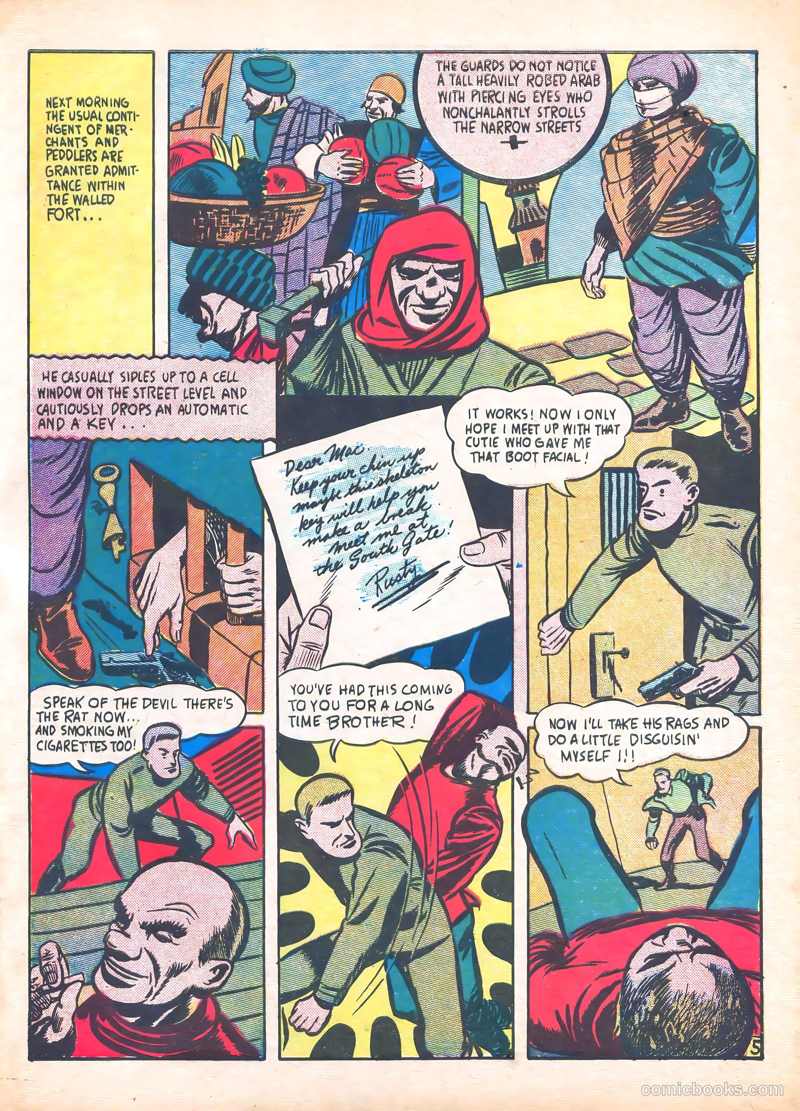 Captain Fearless Comics #6 — page 33 of 36