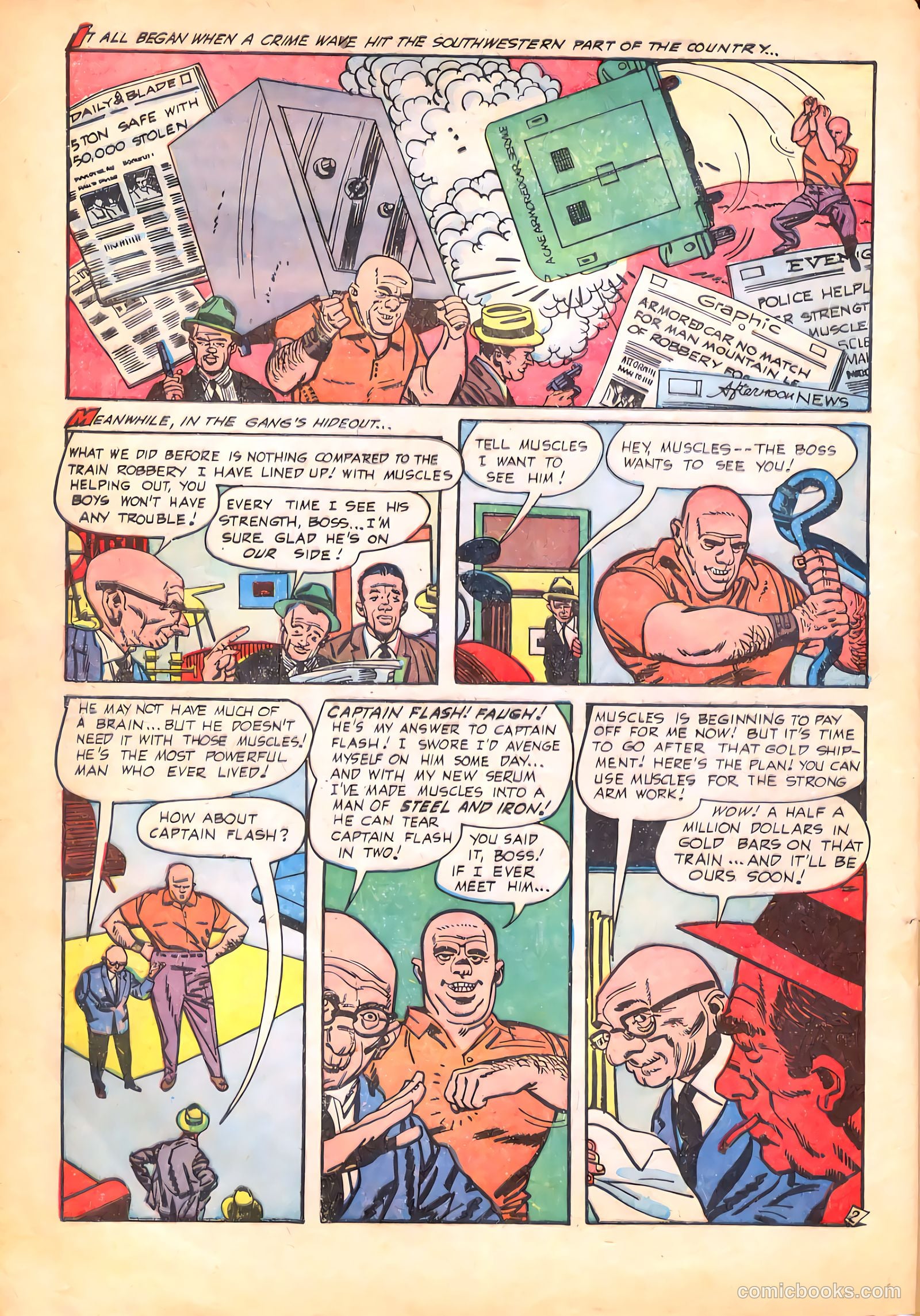Captain Flash #3 — page 4 of 36