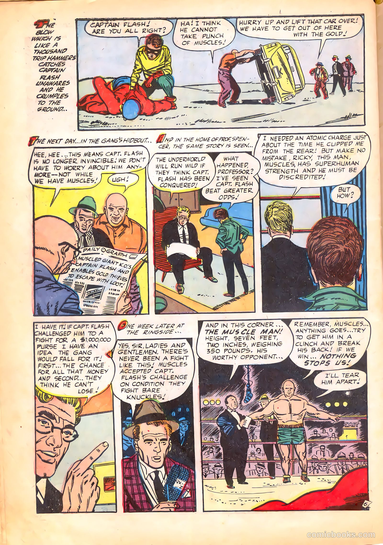 Captain Flash #3 — page 8 of 36