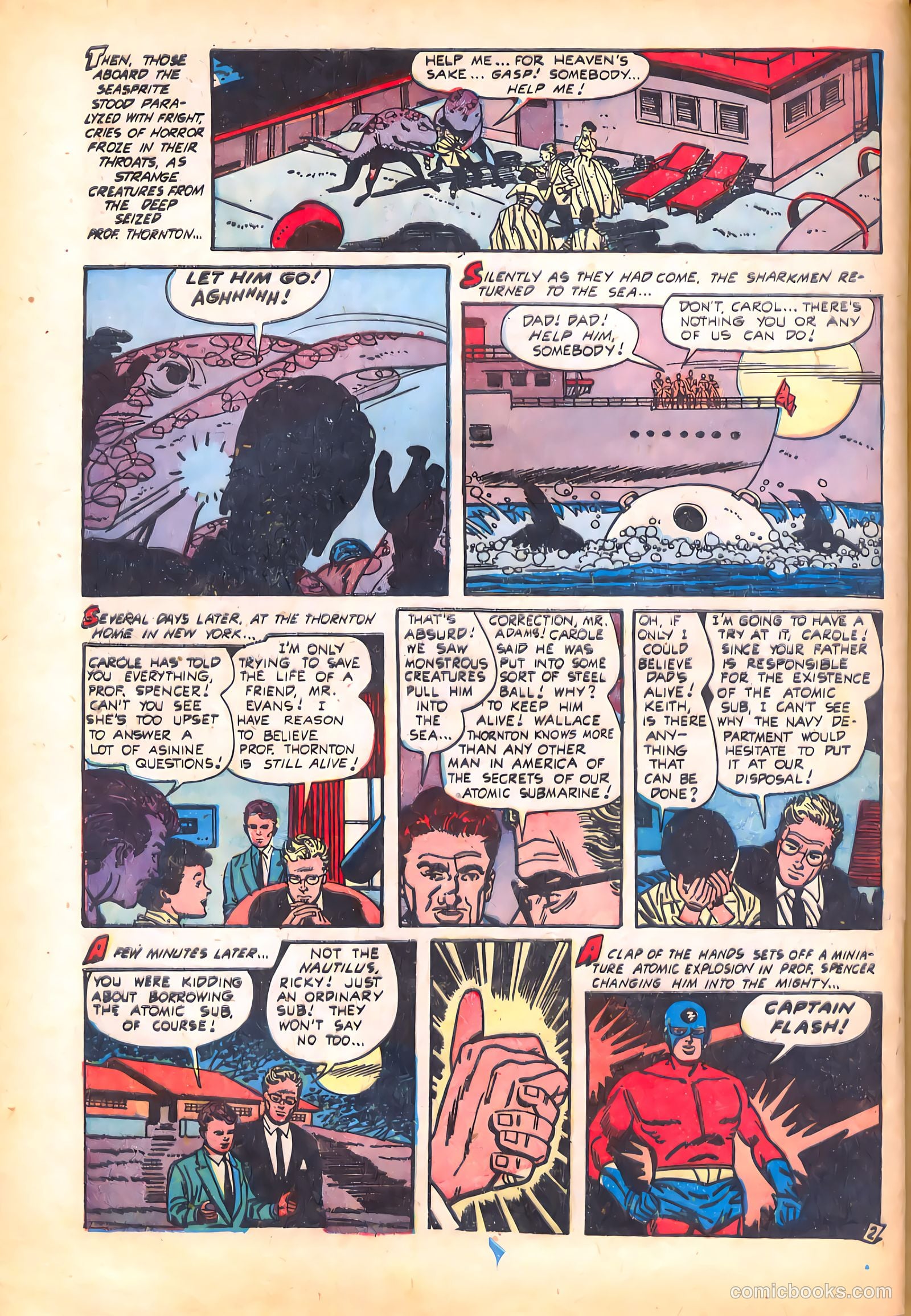 Captain Flash #3 — page 28 of 36