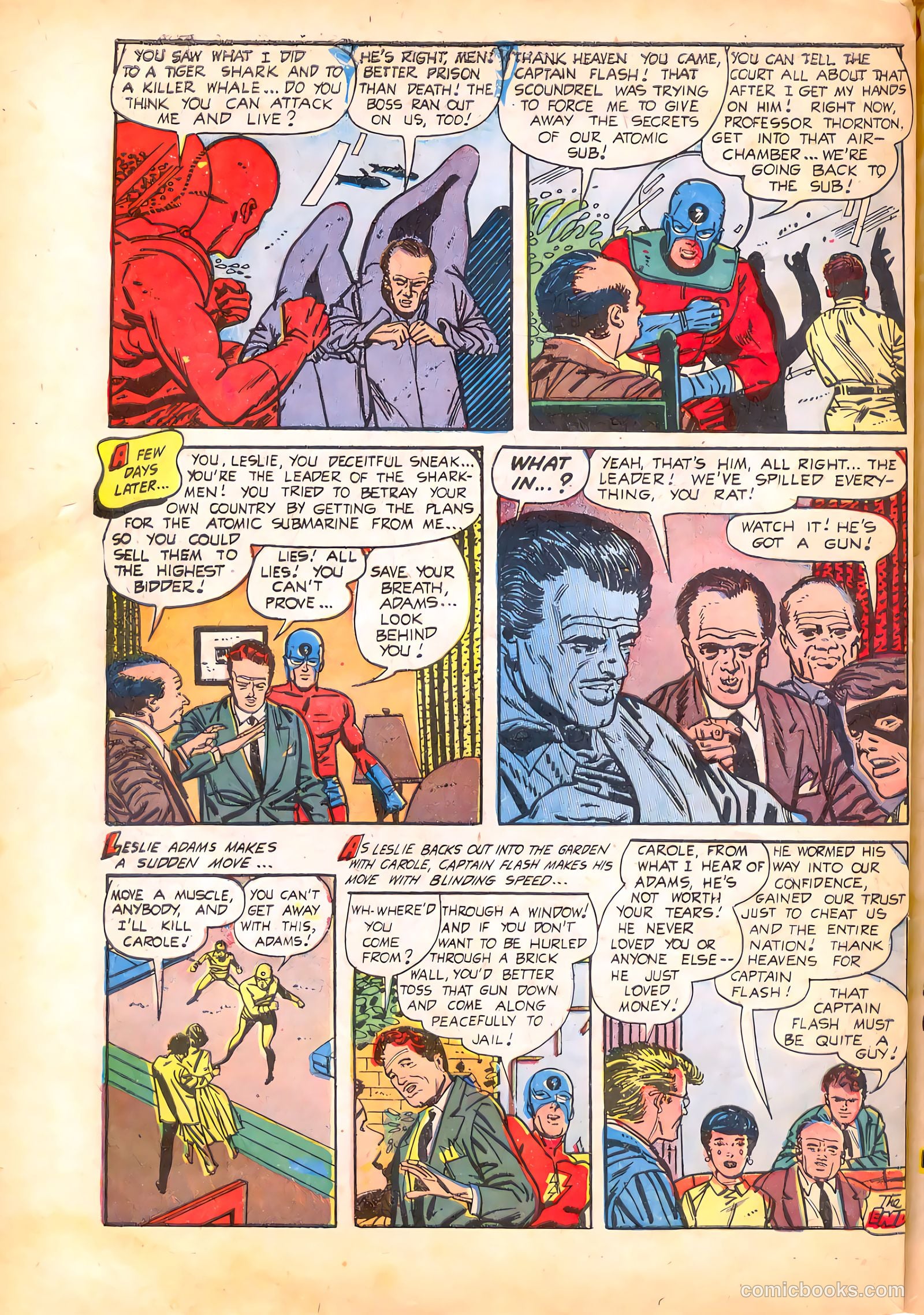 Captain Flash #3 — page 32 of 36