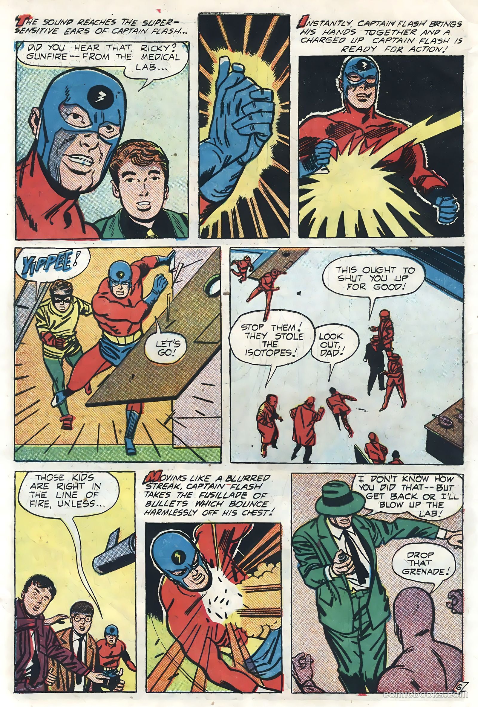 Captain Flash #4 — page 8 of 36